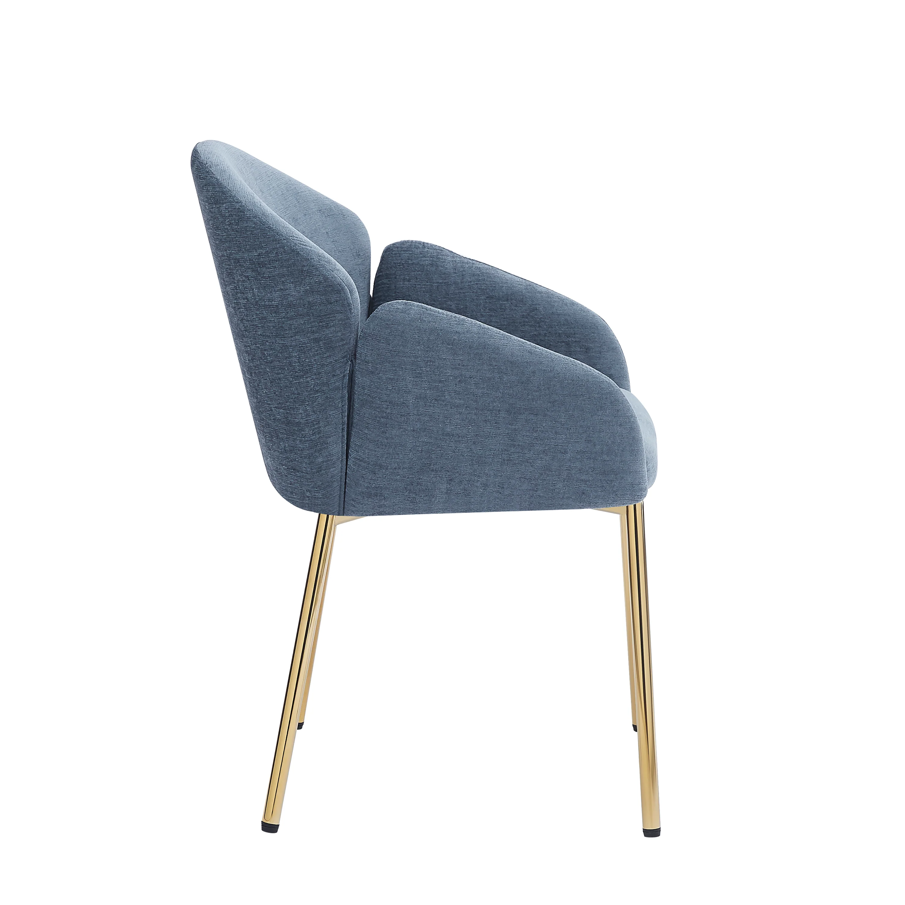 Catherine Polyester Round Back Dining Chair, Set of 2 - furnishings