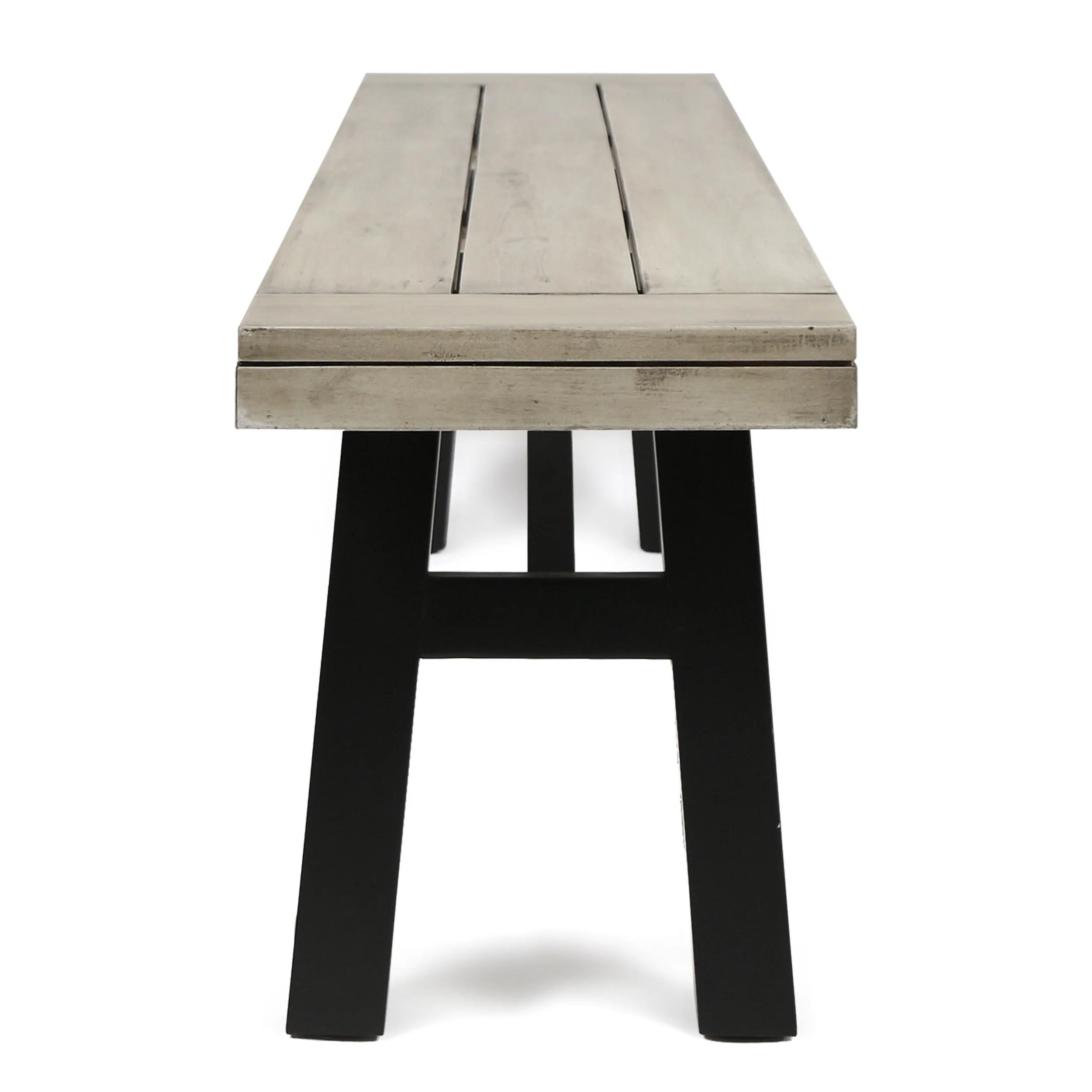 Betteravia Outdoor Acacia Wood Dining Benches, Set of 2 - furnishings