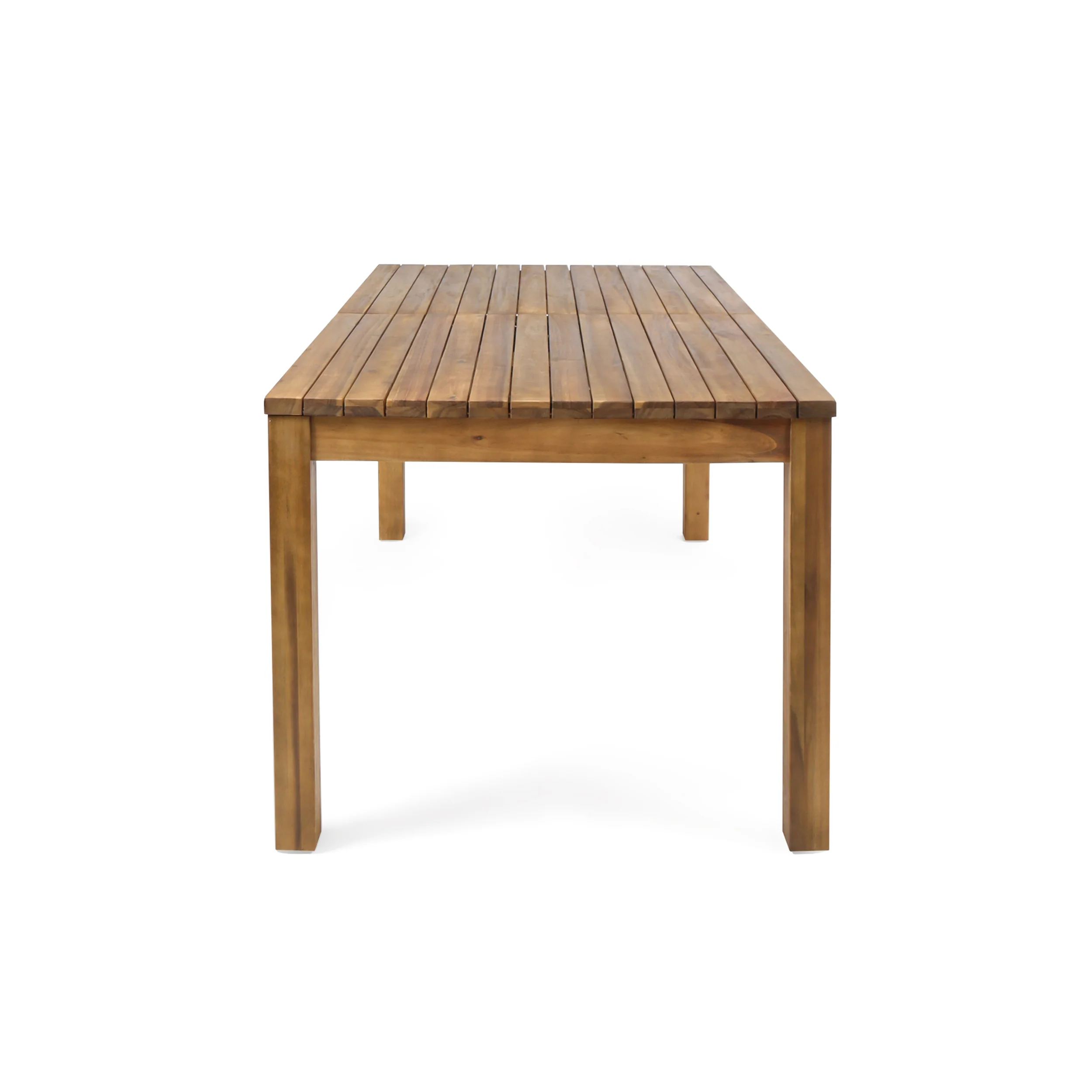 Chassidy Outdoor 8 Seater Acacia Wood Dining Set with Expandable Table - furnishings