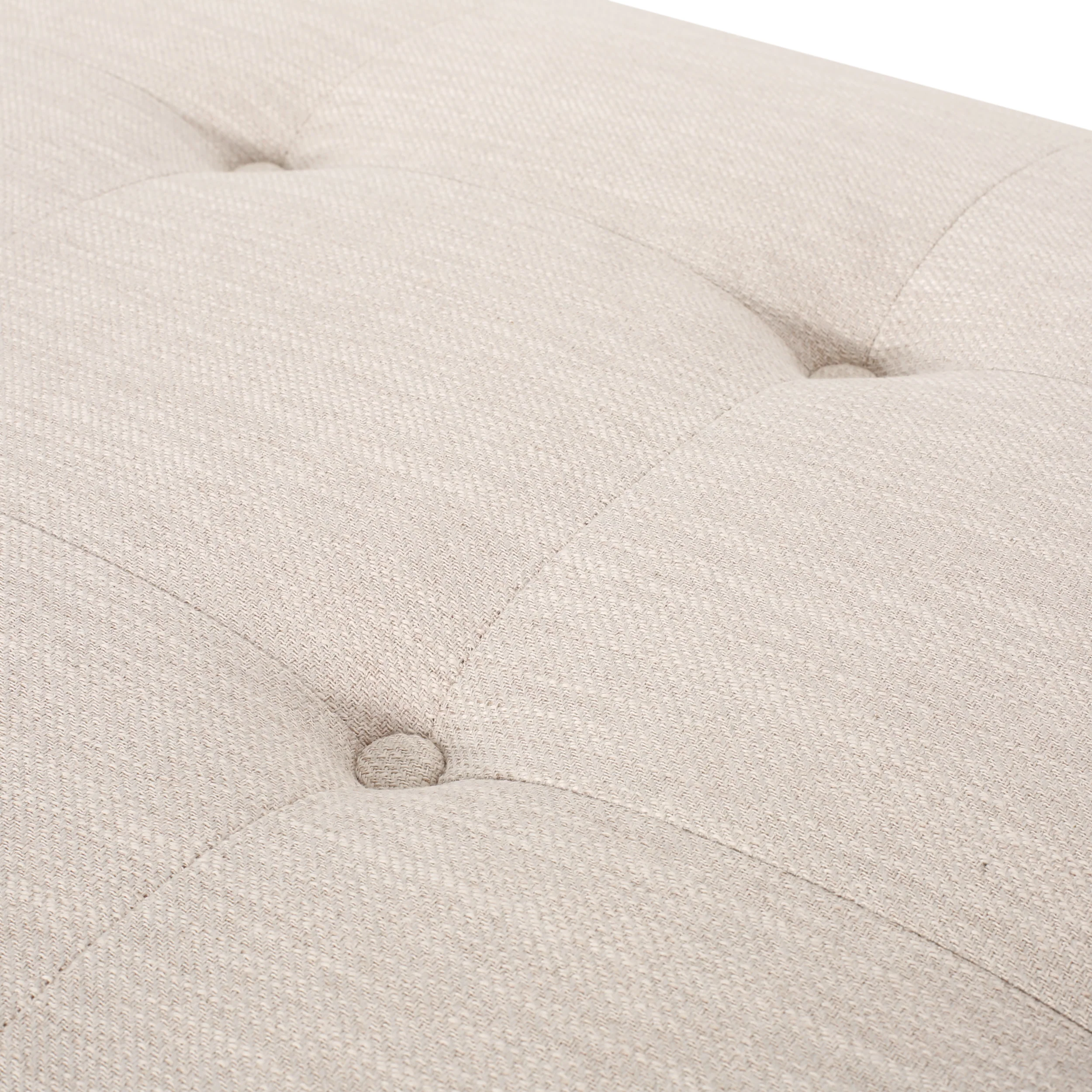 Sumner Contemporary Tufted Chaise Lounge with Rolled Accent Pillows - furnishings