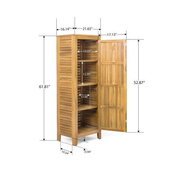 Grella Outdoor Storage Cabinet - furnishings