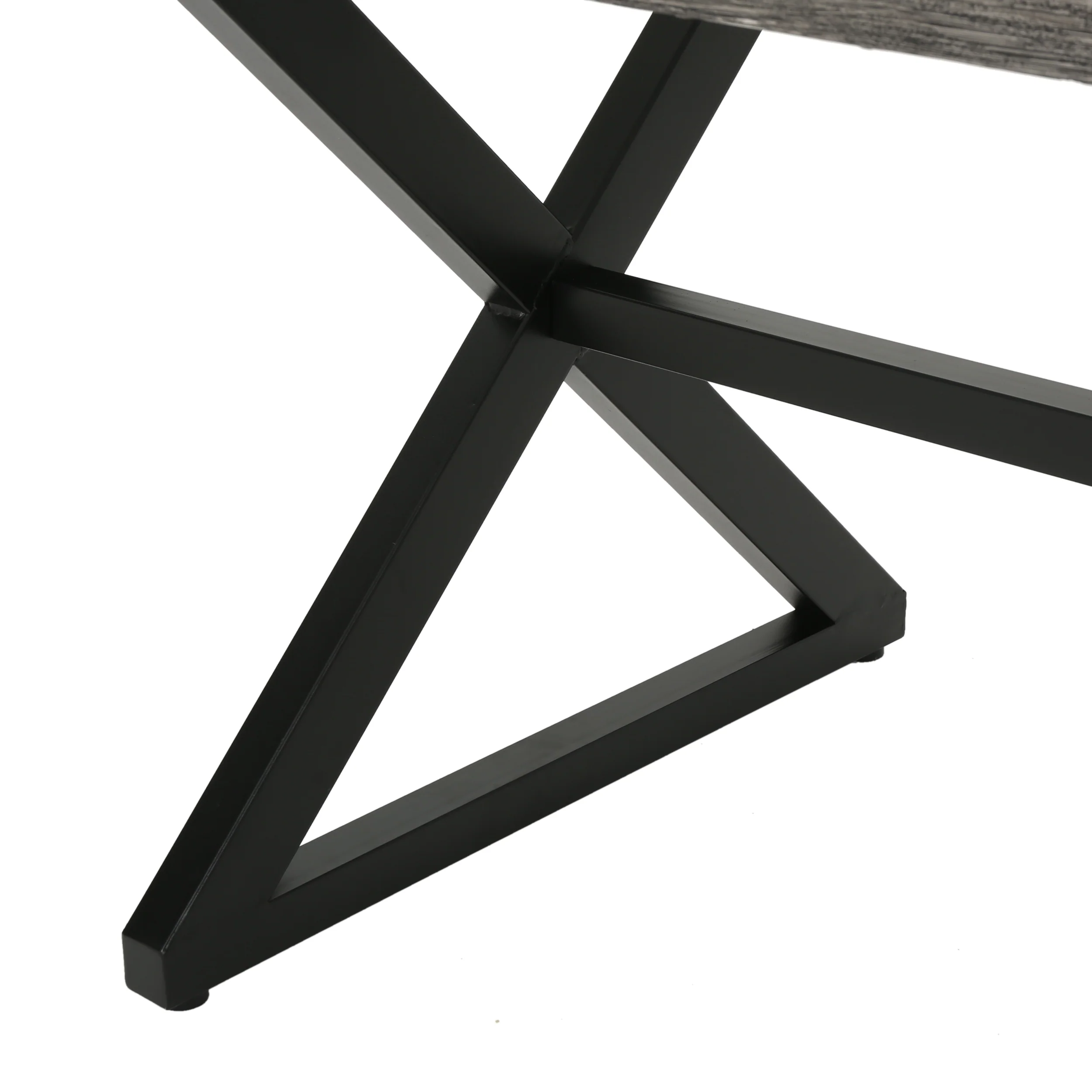 Tripoli Outdoor 6 Piece Aluminum Dining Set with Bench and Wicker Dining Chairs - furnishings