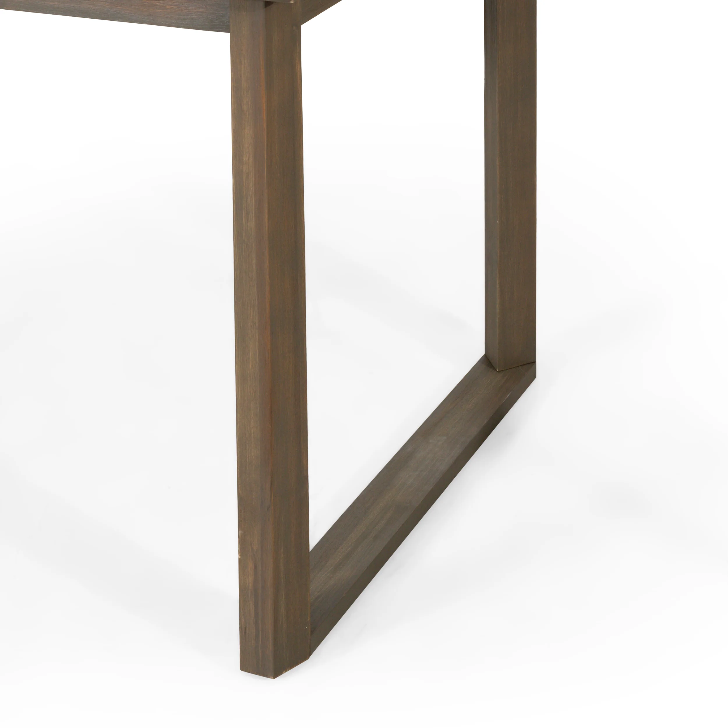 Nibley Outdoor Acacia Wood 7 Piece Dining Set - furnishings