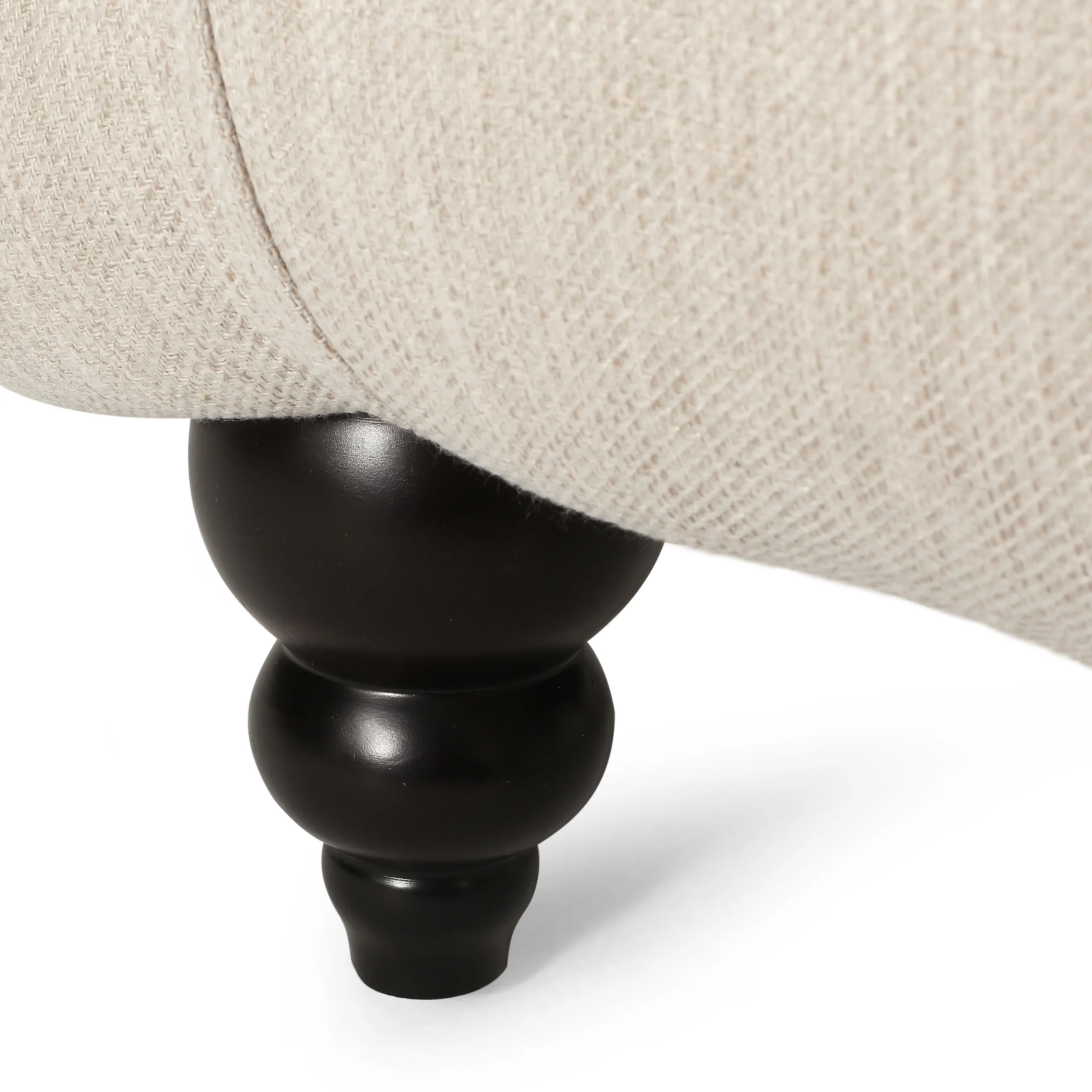 Meigs Varnell Contemporary Fabric Button Tufted Chaise Lounge - furnishings