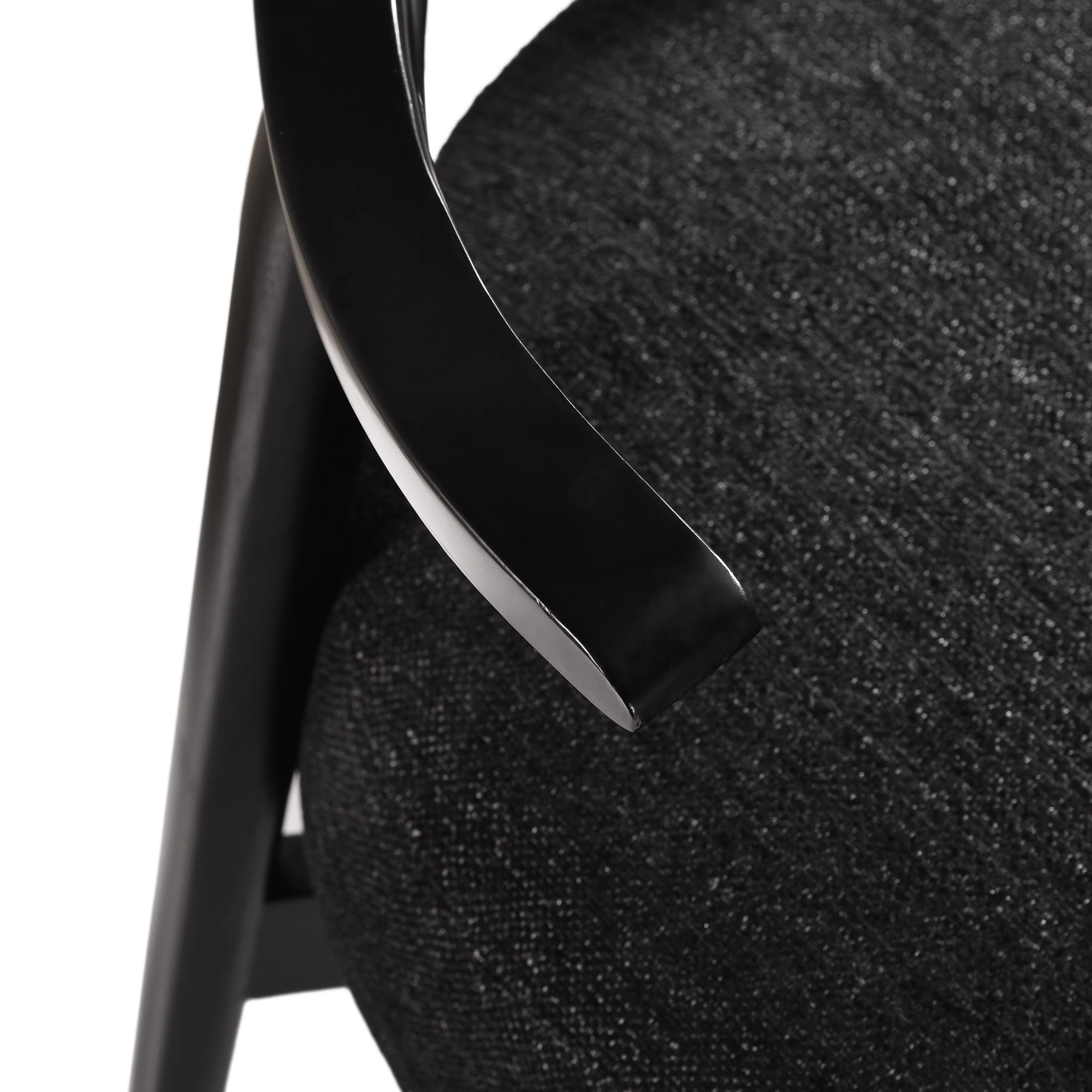 Acamar Acamar Polyester and Birch Wishbone Accent Chair - furnishings