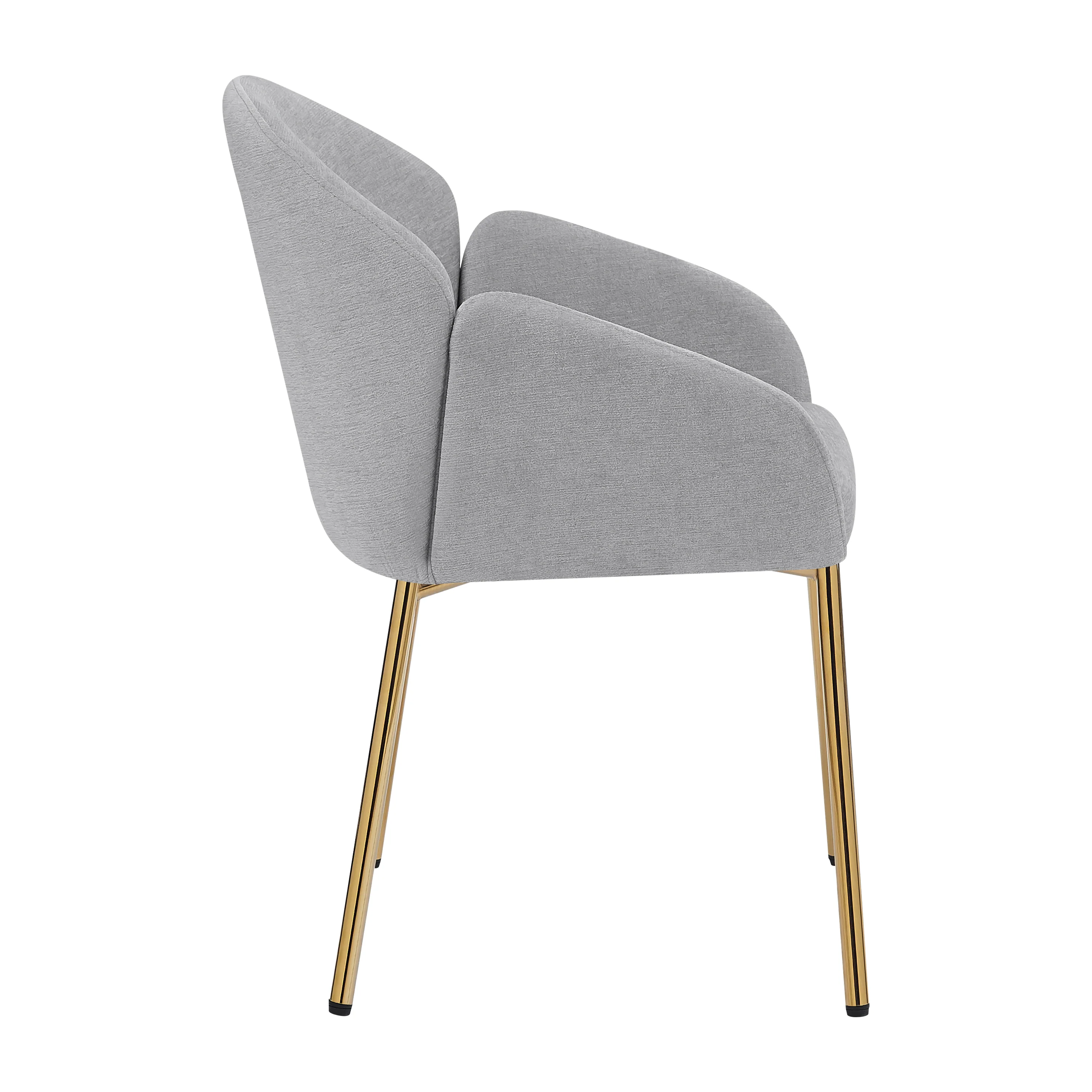 Catherine Polyester Round Back Dining Chair, Set of 2 - furnishings