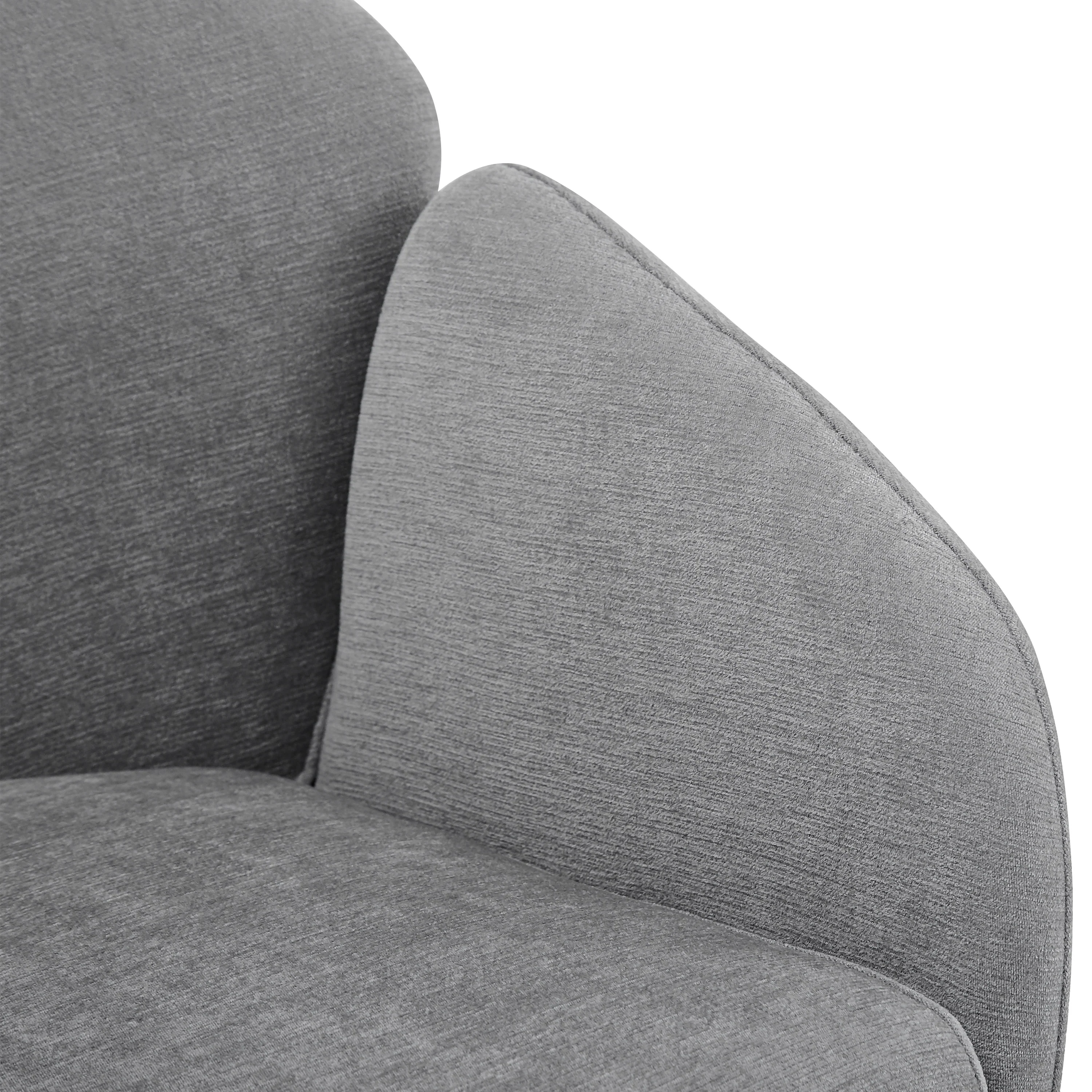Catherine Polyester Round Back Dining Chair, Set of 2 - furnishings