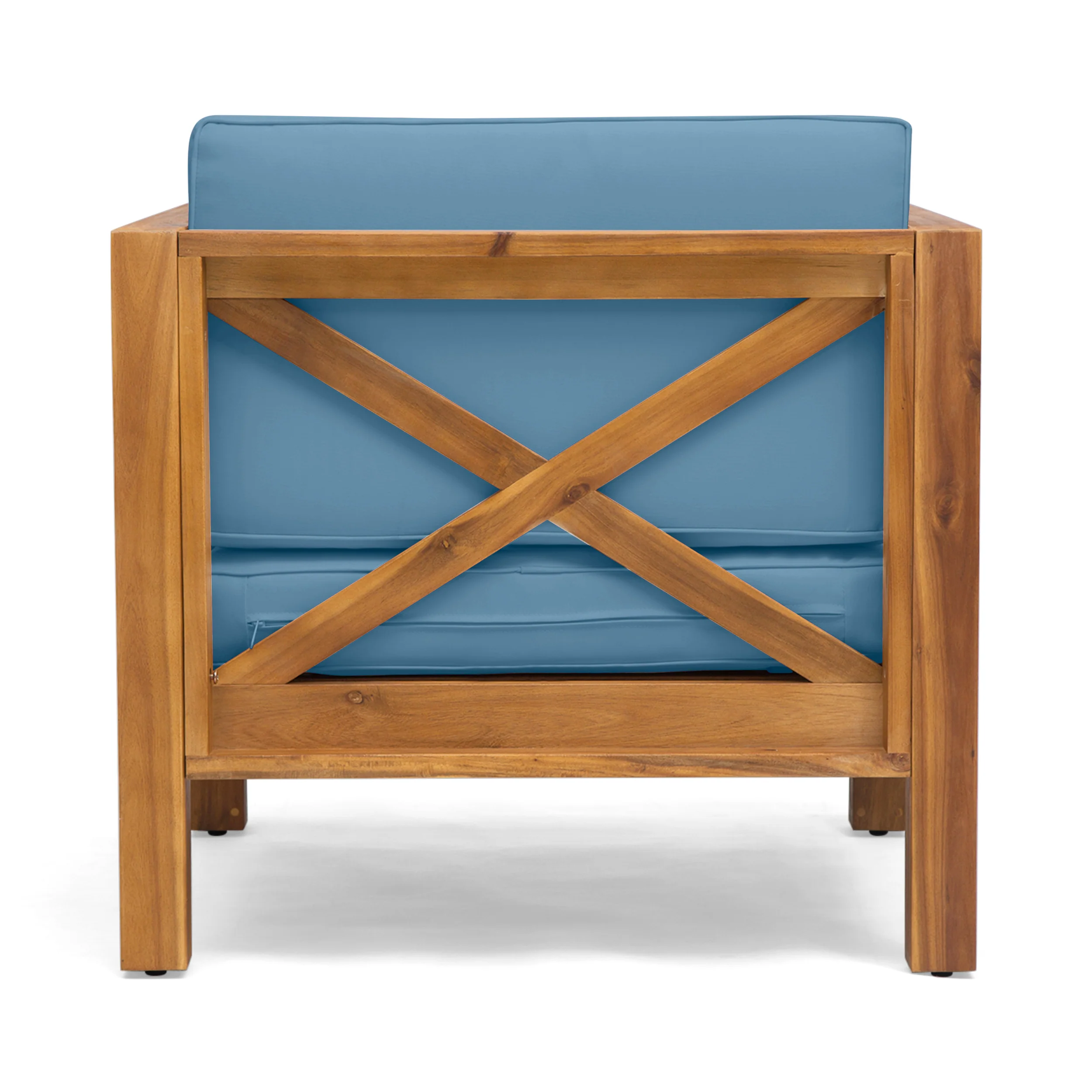 Morgan Outdoor 6 Seater Acacia Wood Sofa Chat Set - furnishings
