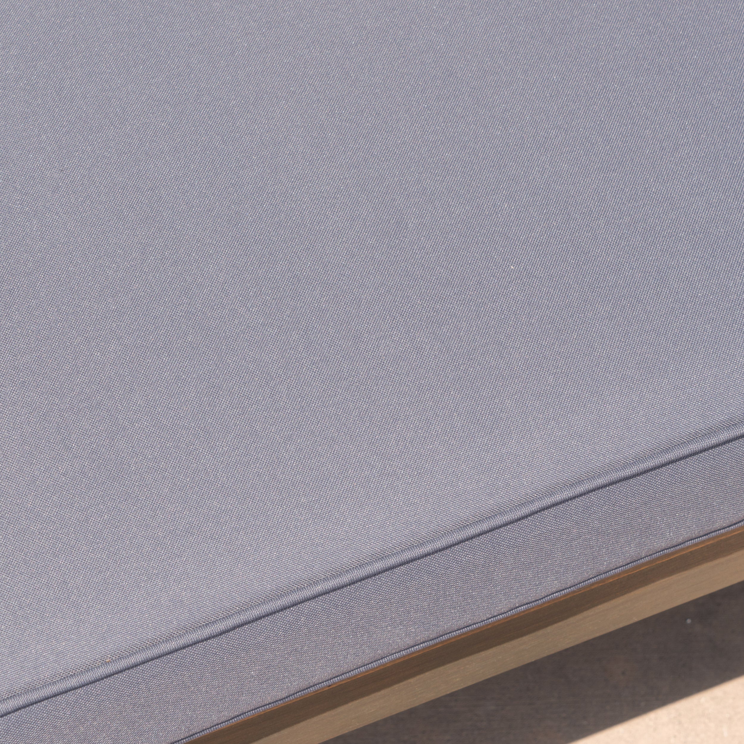 Louis Outdoor 4-piece Solid Wood Chat Set with Cushions - furnishings