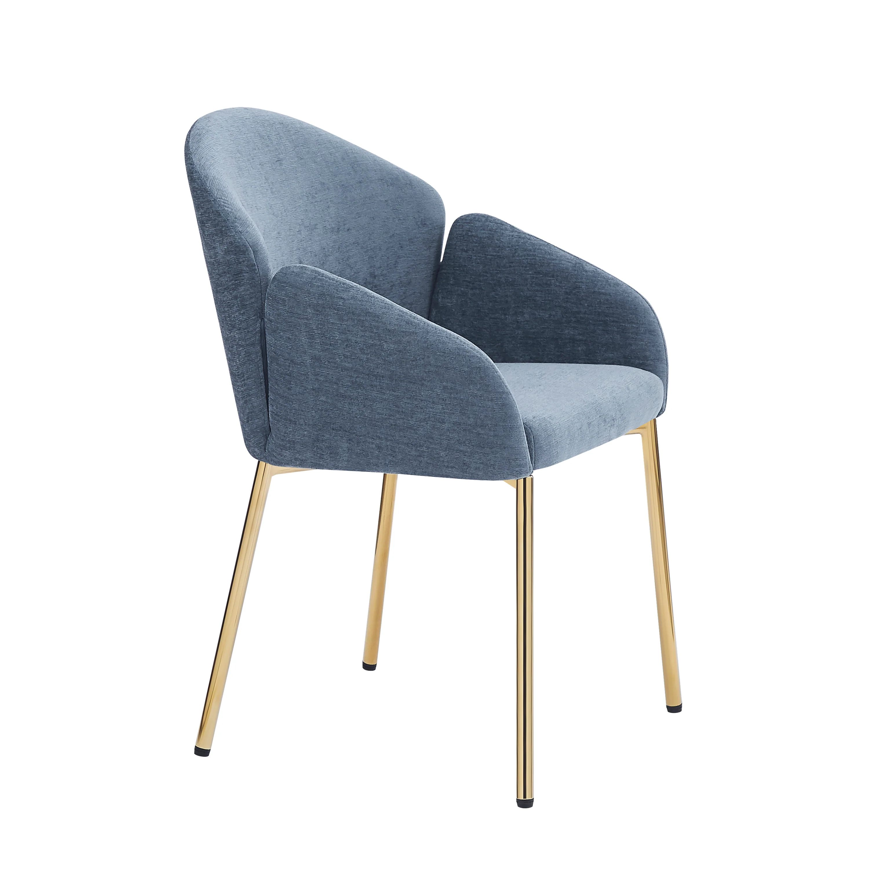 Catherine Polyester Round Back Dining Chair, Set of 2 - furnishings