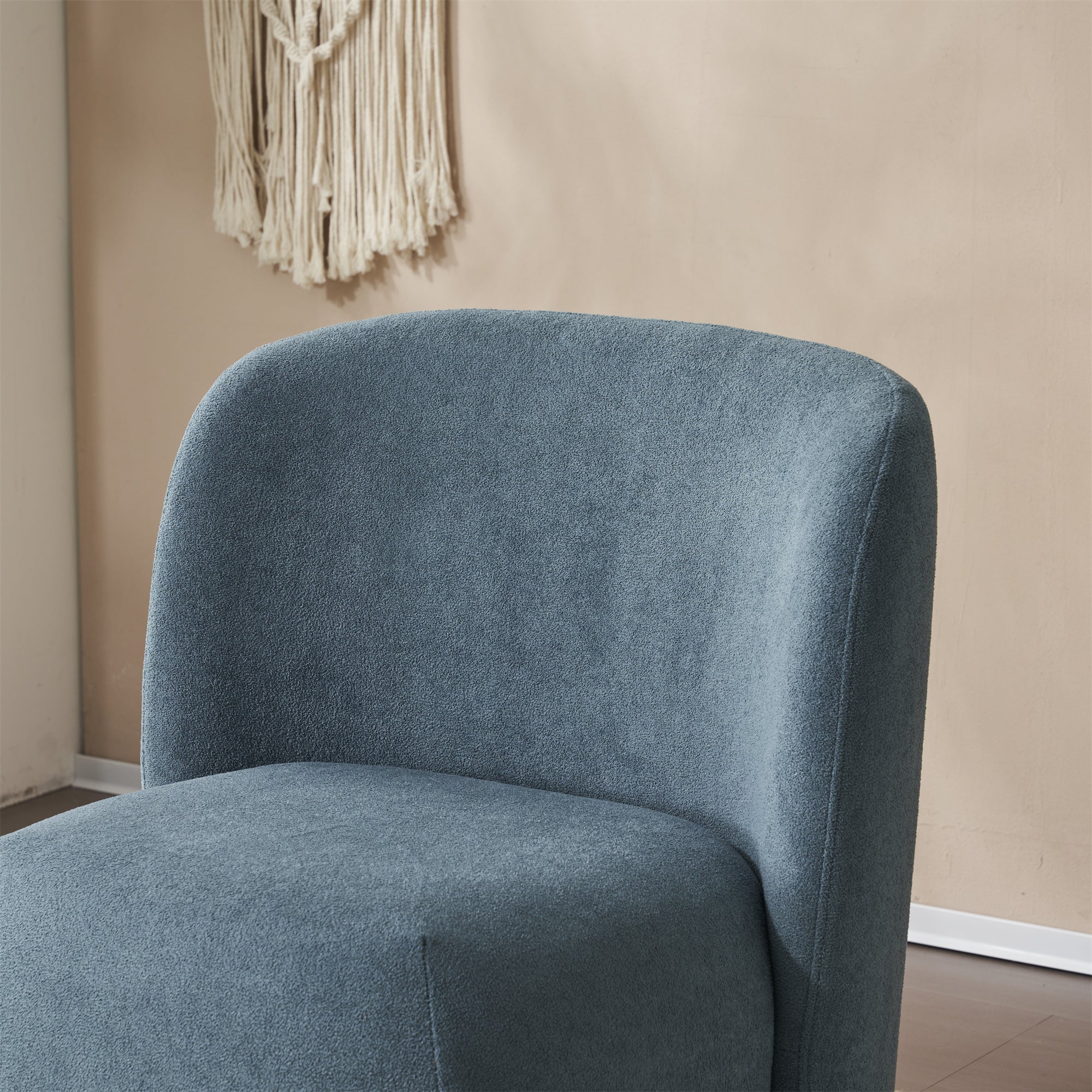 Sallia Ultra-Soft Modern Low-Back Armless Accent Chair, Multiple Color - furnishings