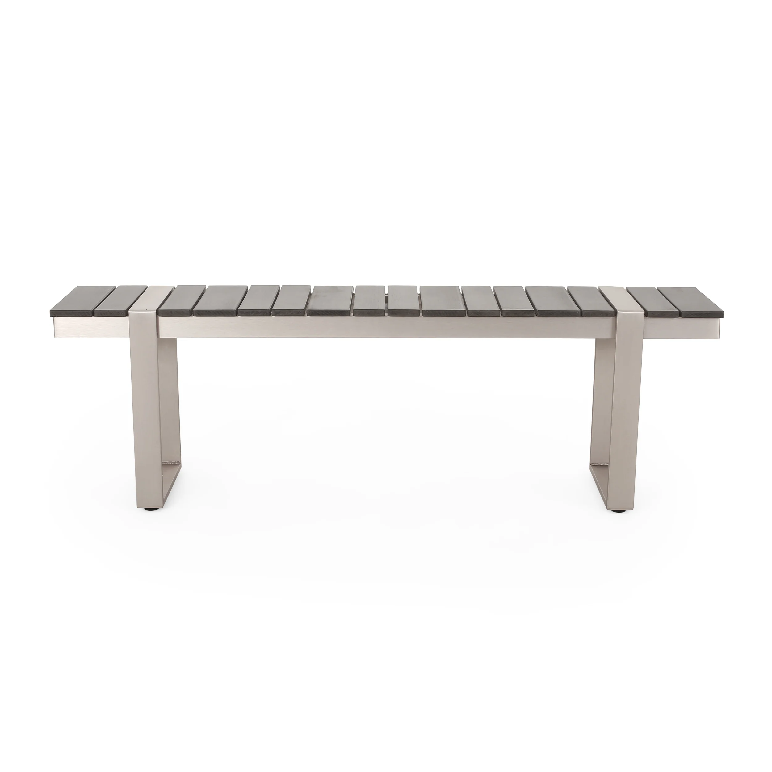 Mora Outdoor Aluminum Dining Bench - furnishings