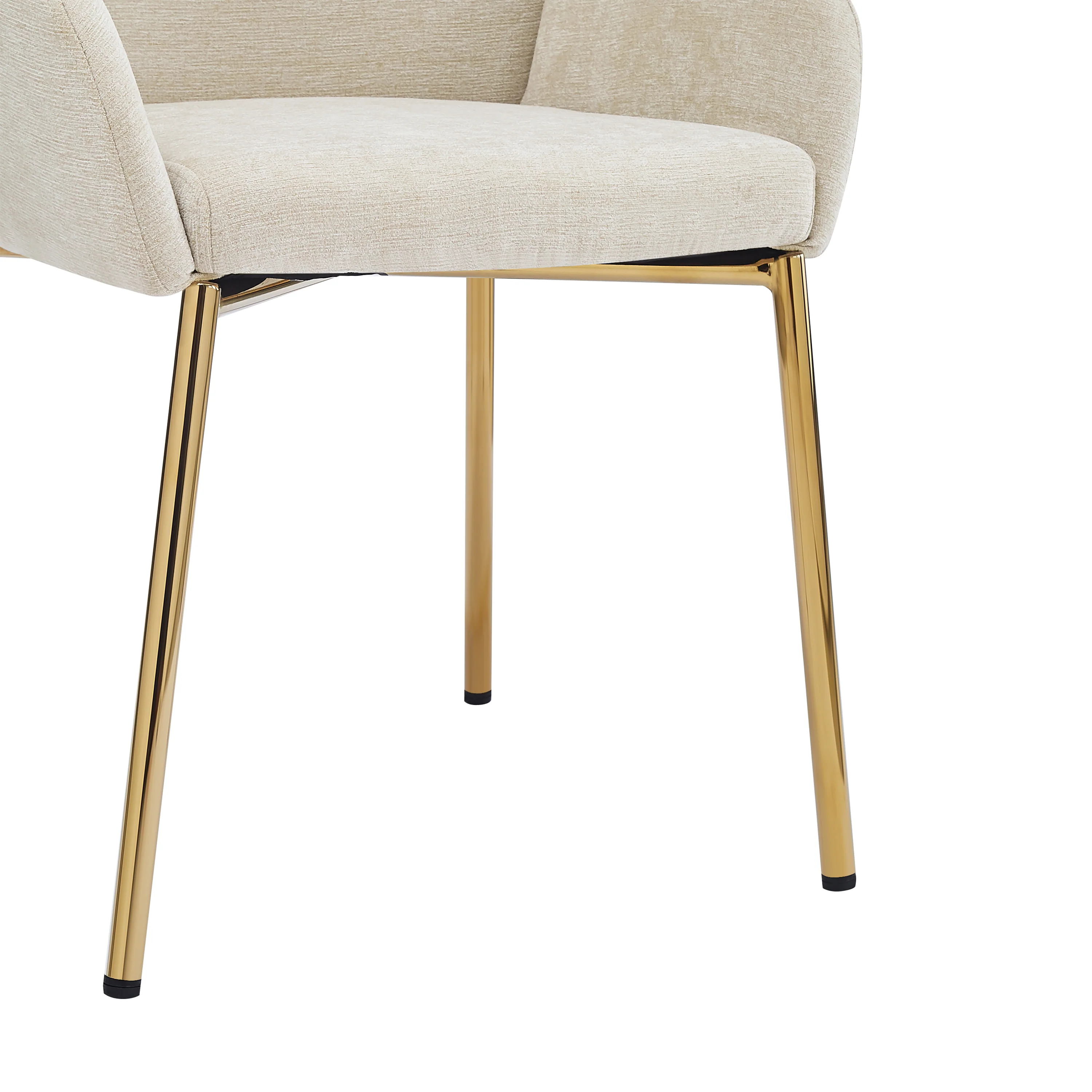 Catherine Polyester Round Back Dining Chair, Set of 2 - furnishings