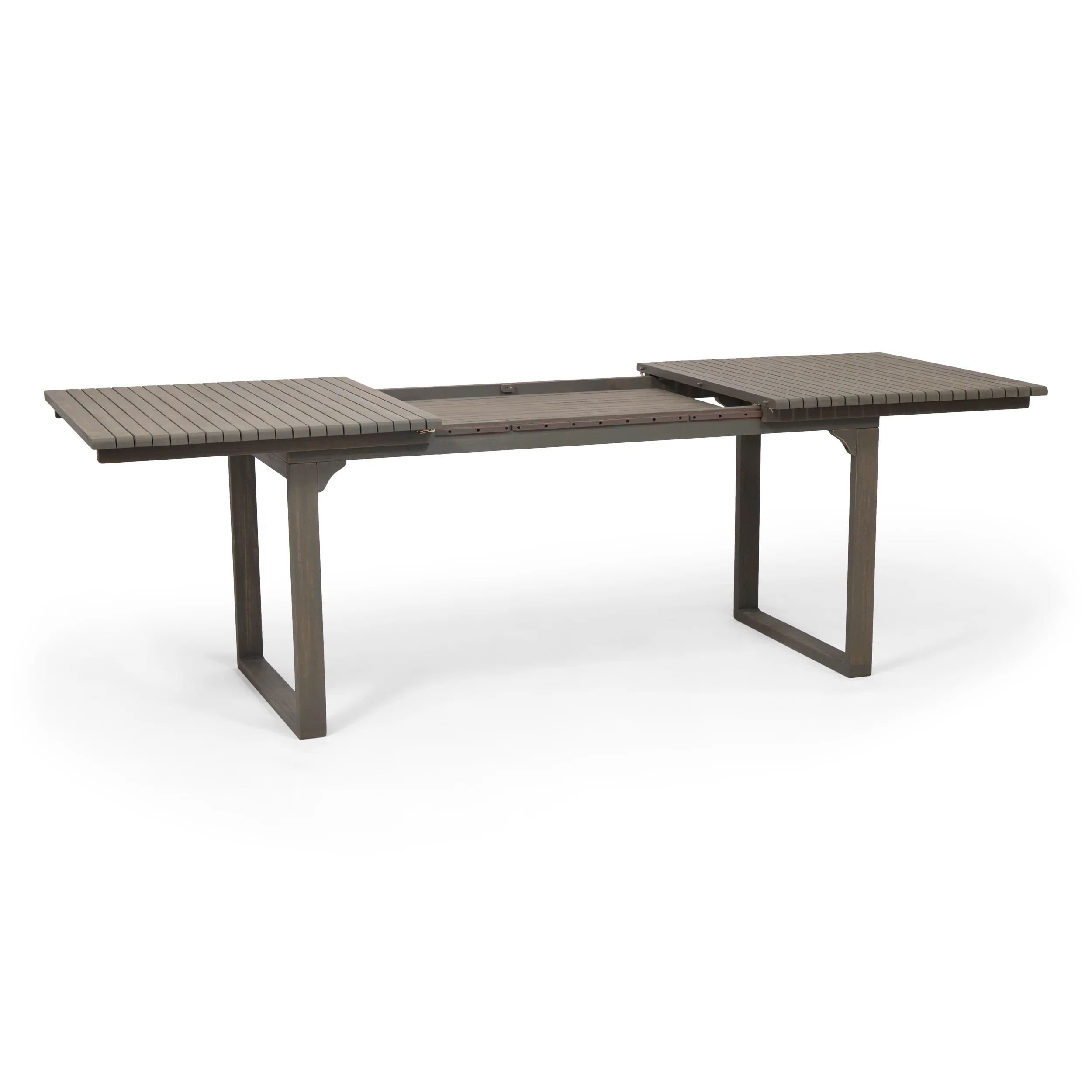 Bowdon Outdoor 6 Seater Expandable Acacia Wood Dining Set - furnishings