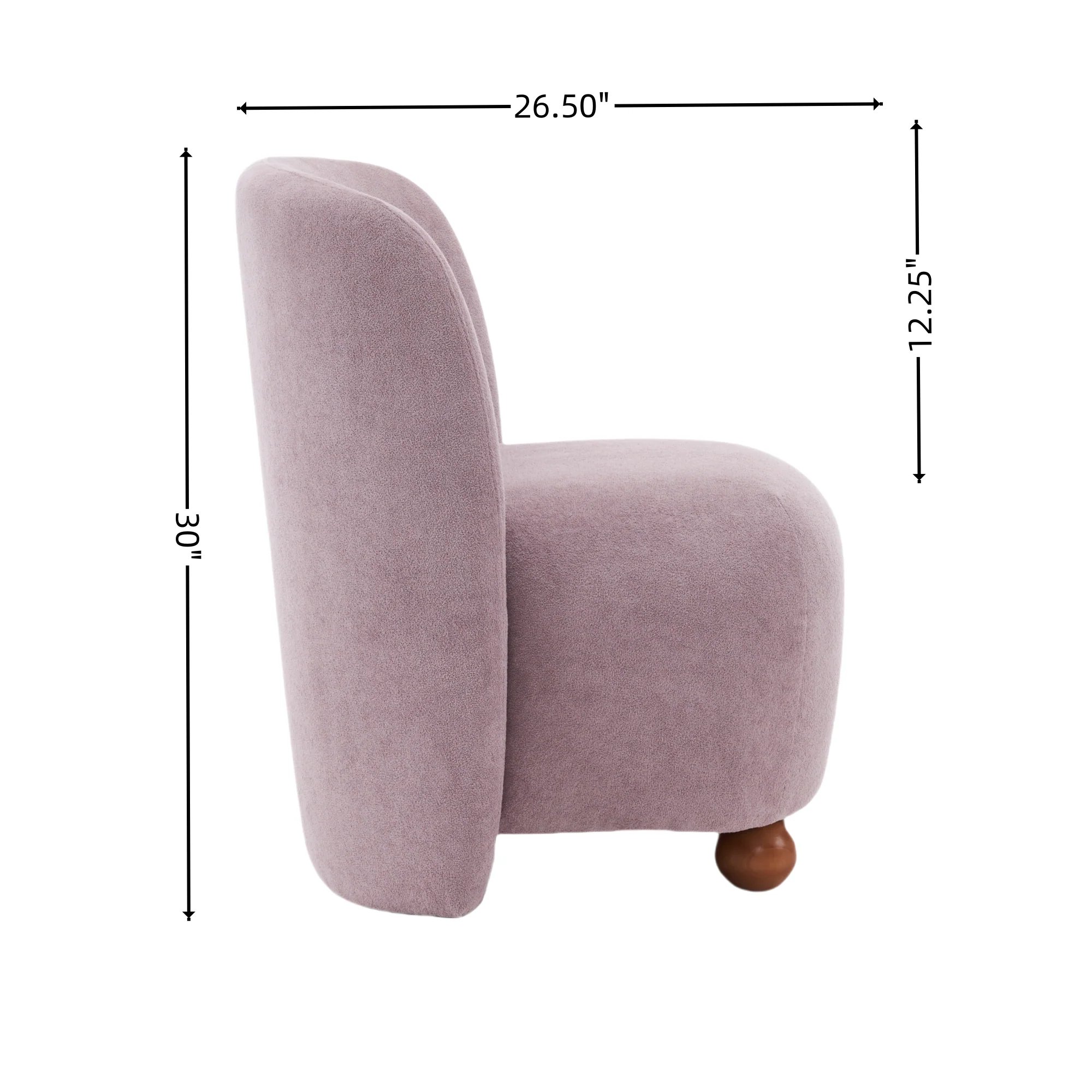 Sallia Ultra-Soft Modern Low-Back Armless Accent Chair, Multiple Color - furnishings