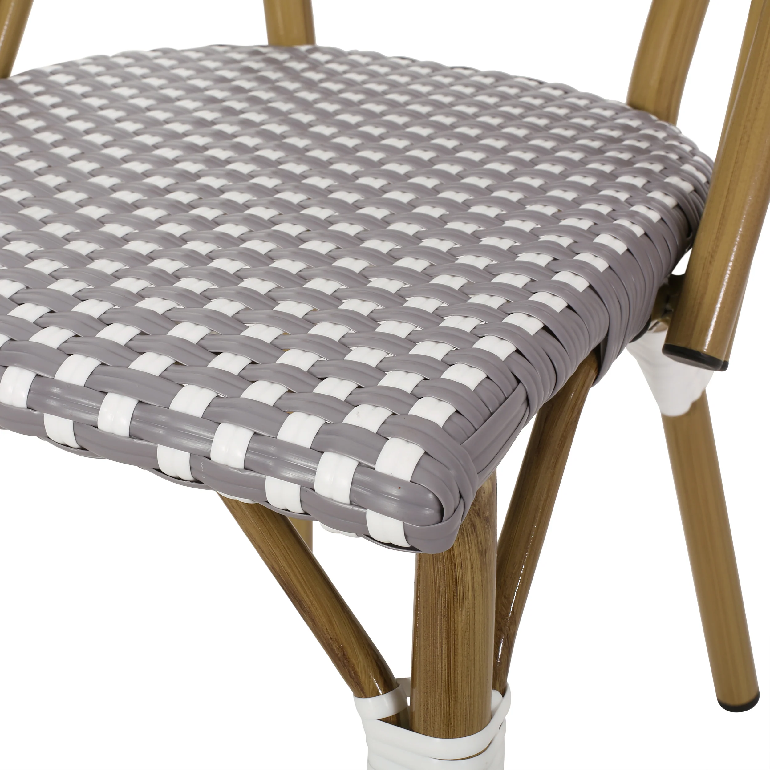Varva Outdoor Acacia Wood and Wicker 7 Piece Dining Set - furnishings
