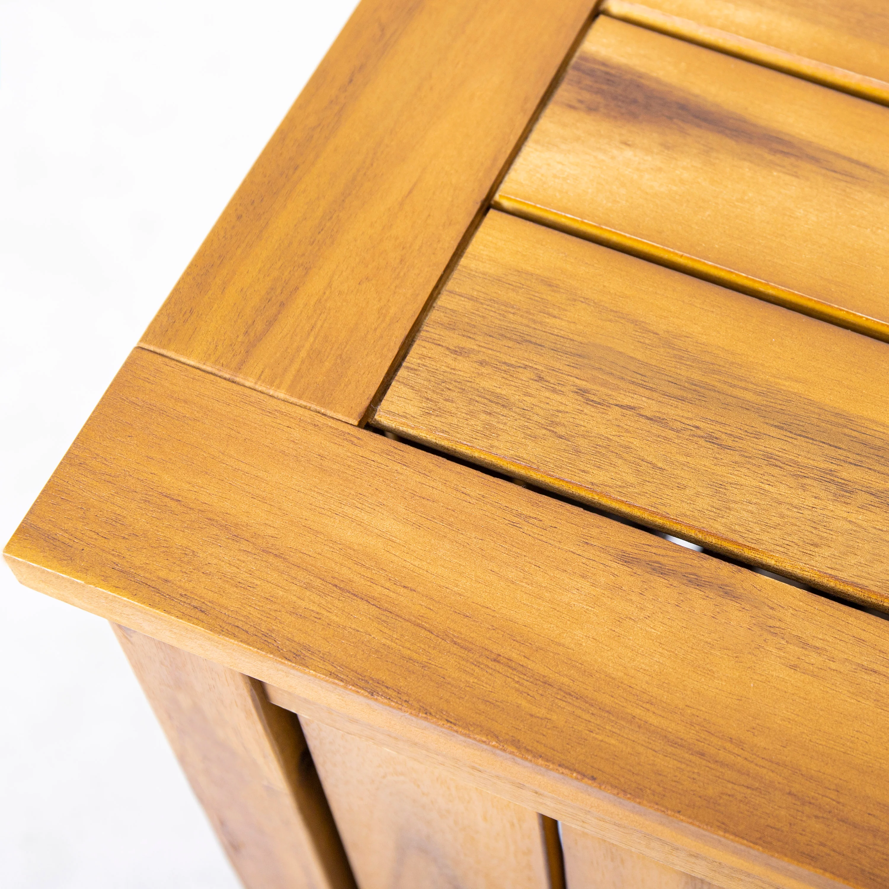 100 Gallons Acacia Wood Storage Deck Box - furnishings
