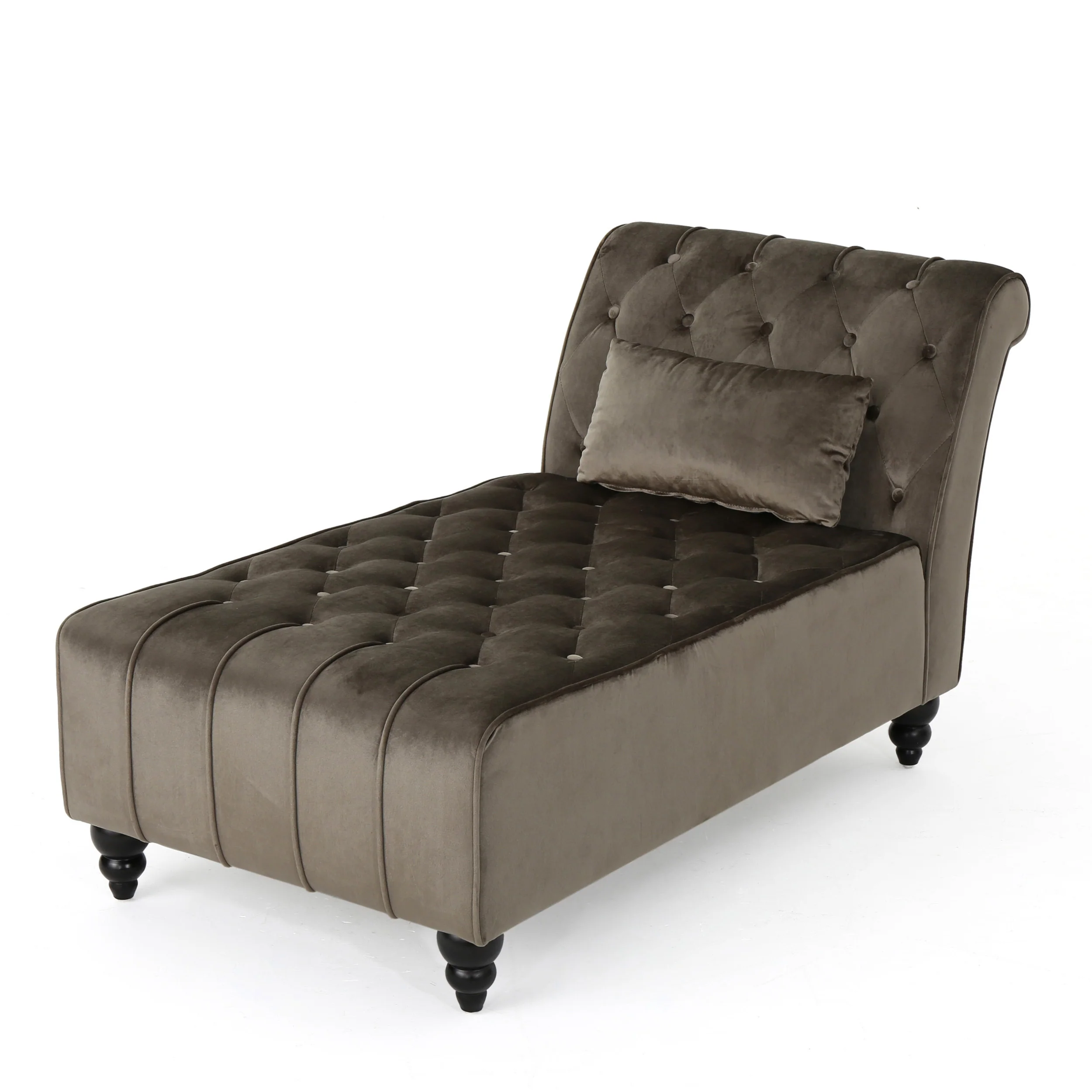 Rafaela Tufted Velvet Chaise Lounge - furnishings