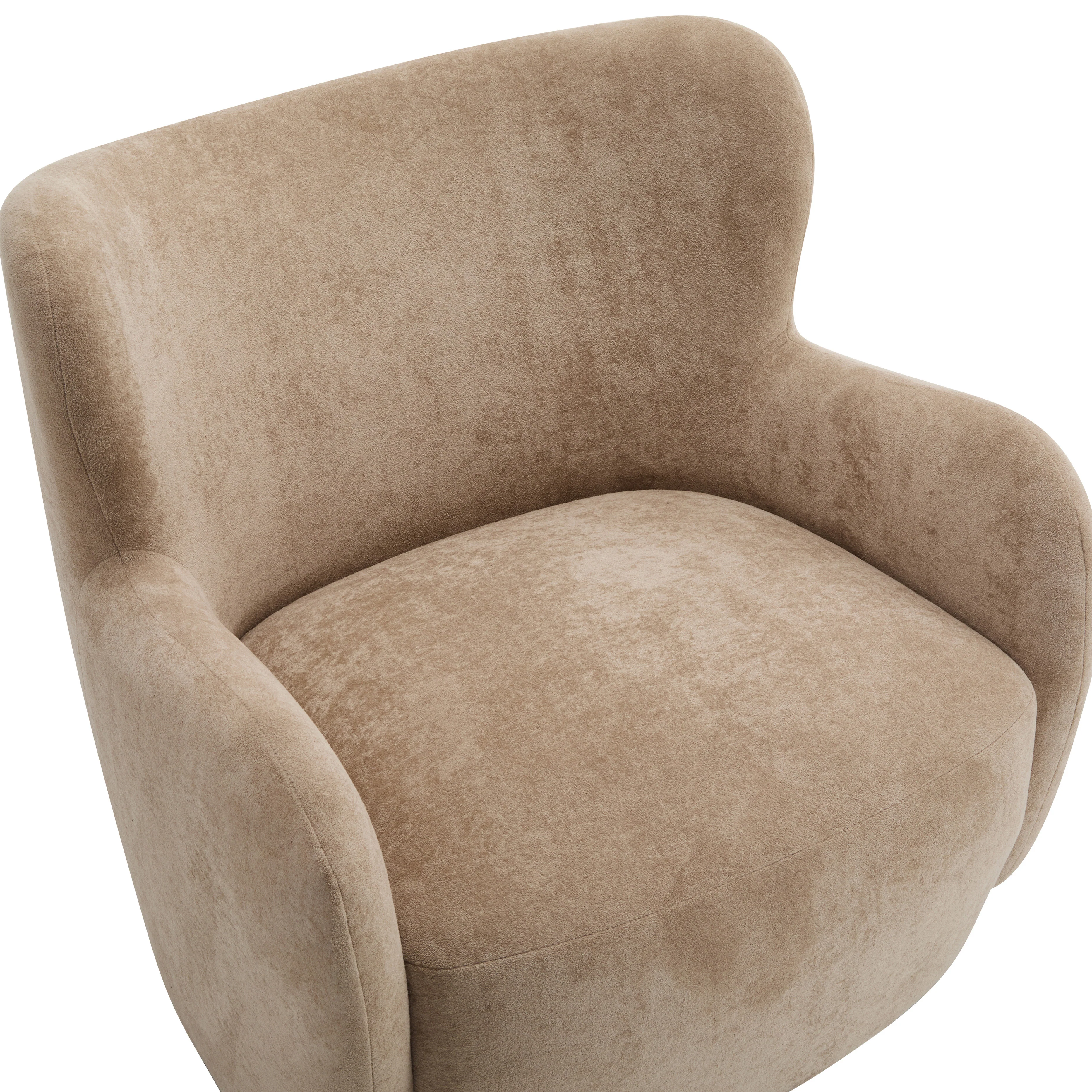 Zoe Fabric Wingback Accent Chairs Single Sofa - furnishings