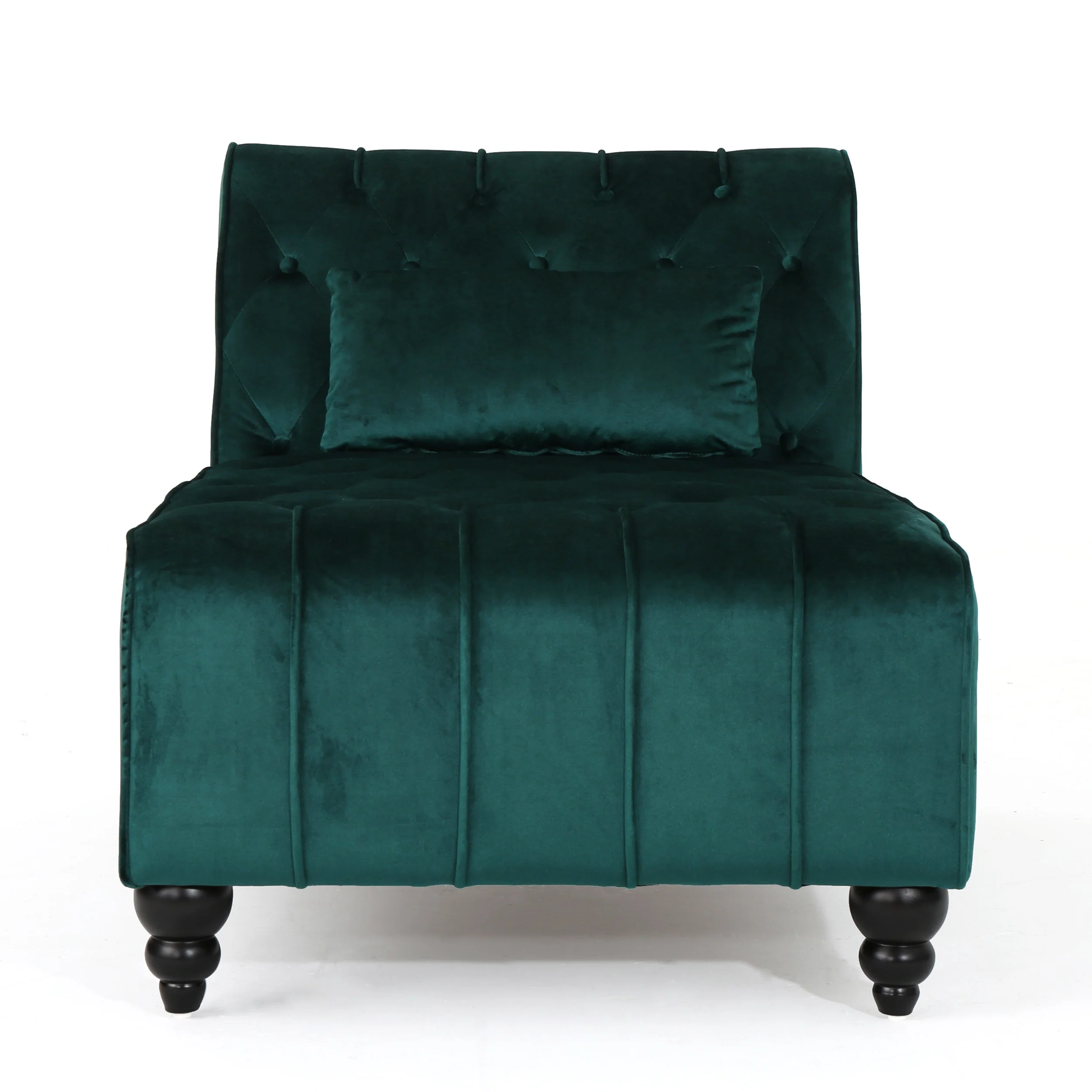 Rafaela Tufted Velvet Chaise Lounge - furnishings