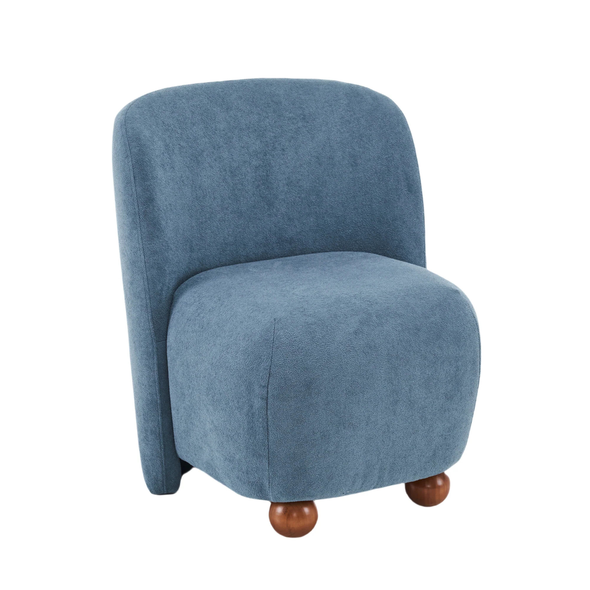 Sallia Ultra-Soft Modern Low-Back Armless Accent Chair, Multiple Color - furnishings
