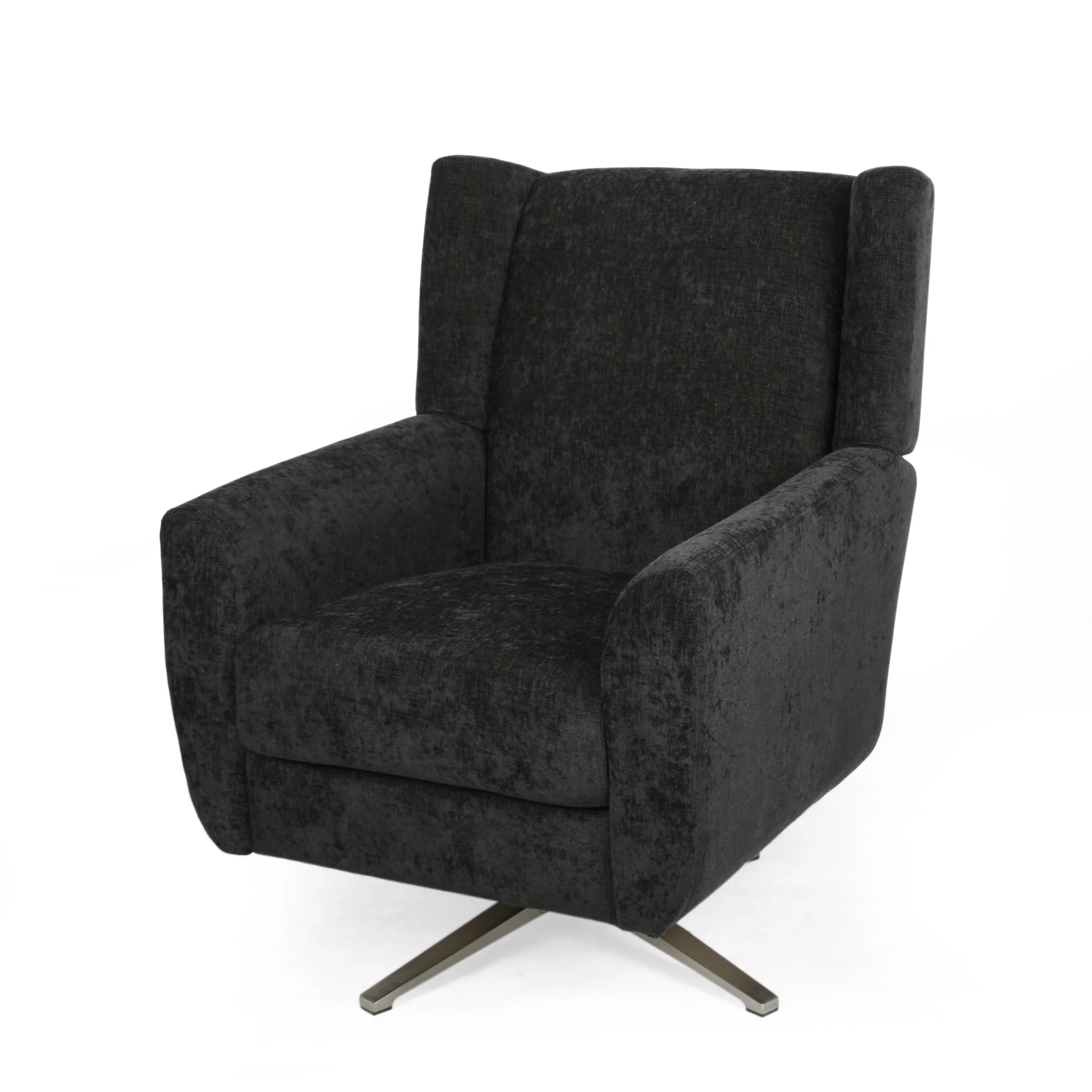 Dezi Contemporary Fabric Swivel Chair - furnishings