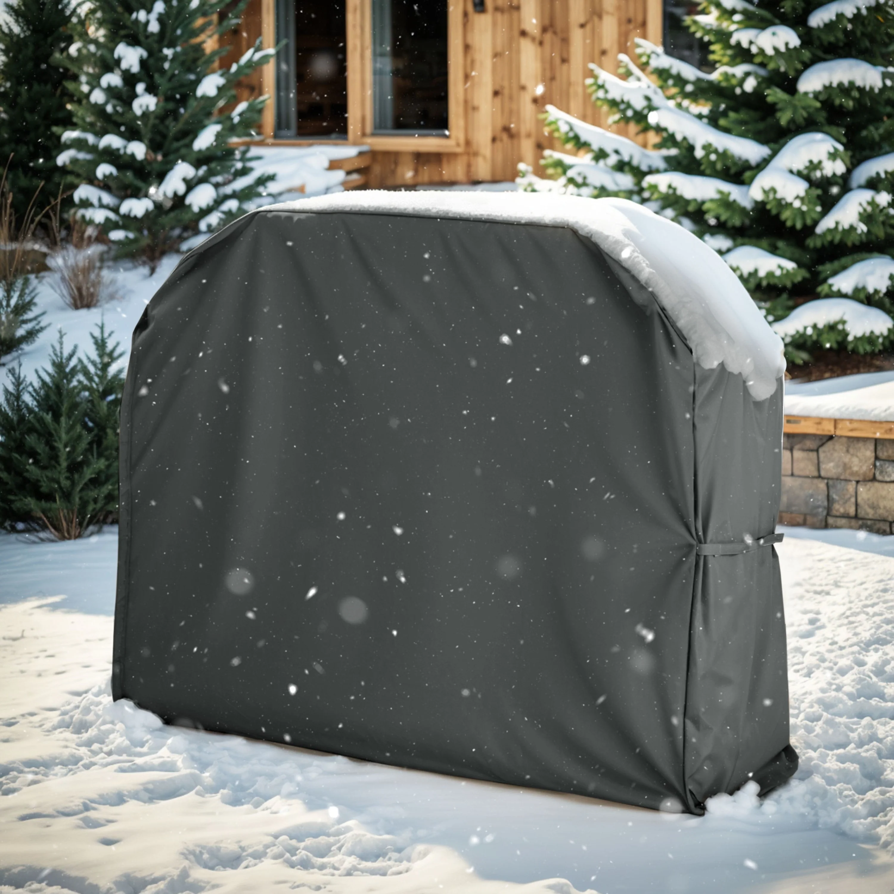 Reveriea Rectangle Outdoor BBQ Grill Cover - furnishings