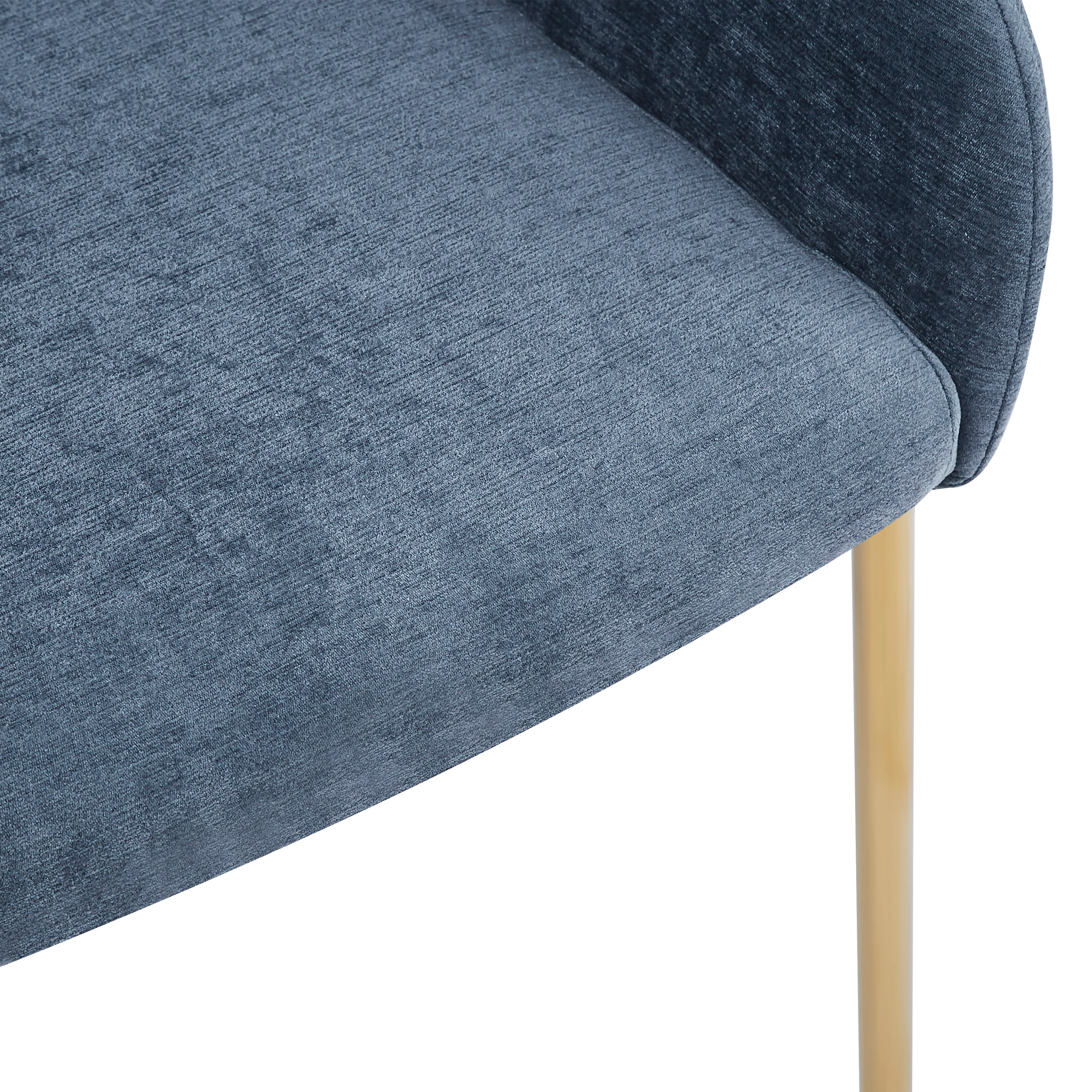 Catherine Polyester Round Back Dining Chair, Set of 2 - furnishings