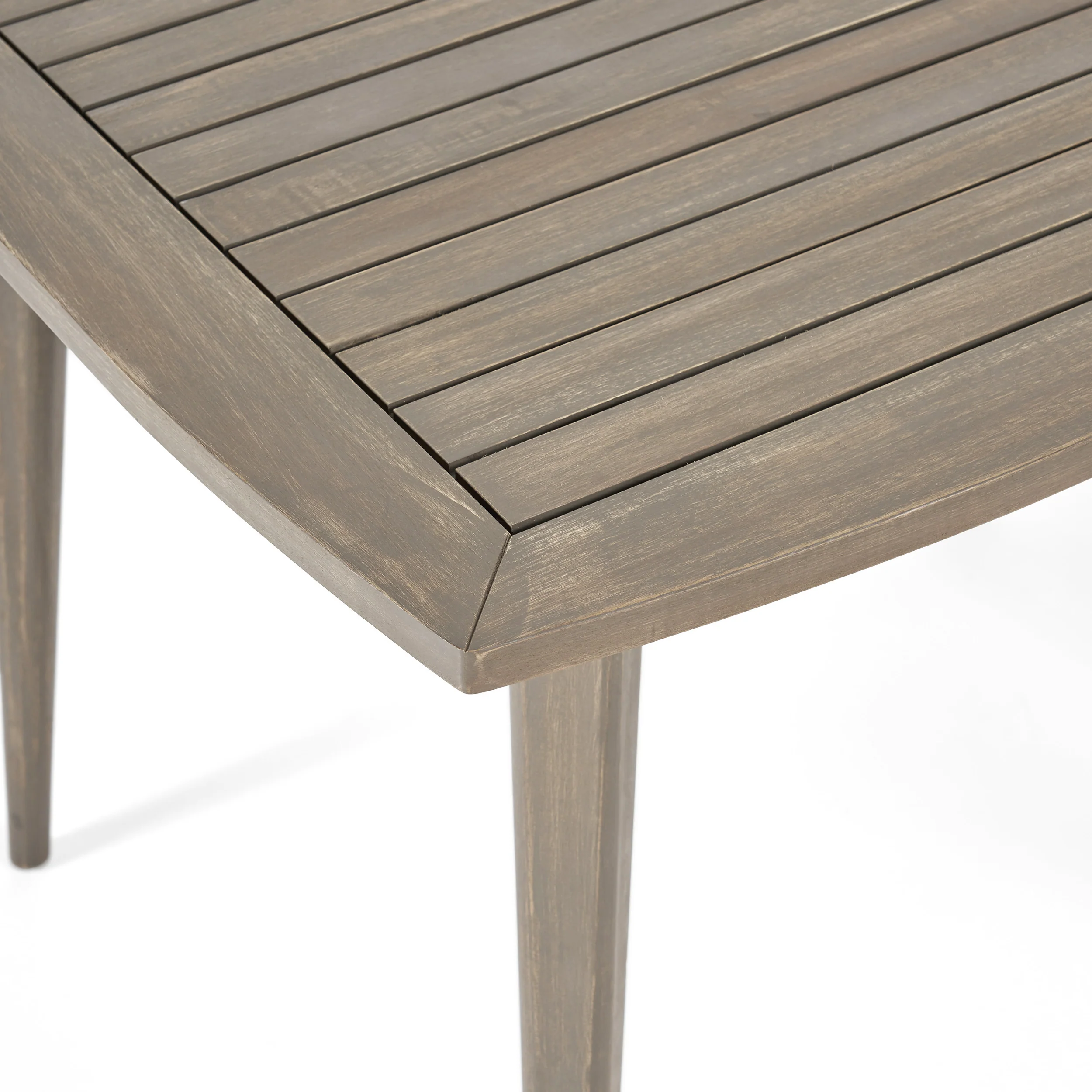 Tabitha Outdoor 4 Seater Acacia Wood Square Dining Set - furnishings