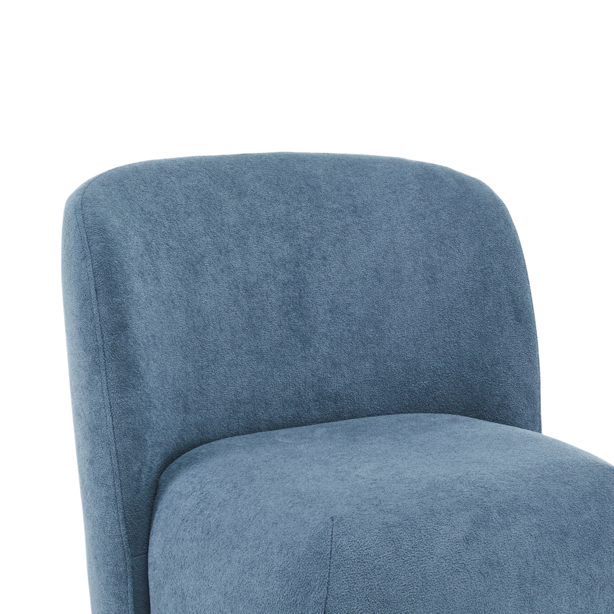 Sallia Ultra-Soft Modern Low-Back Armless Accent Chair, Multiple Color - furnishings