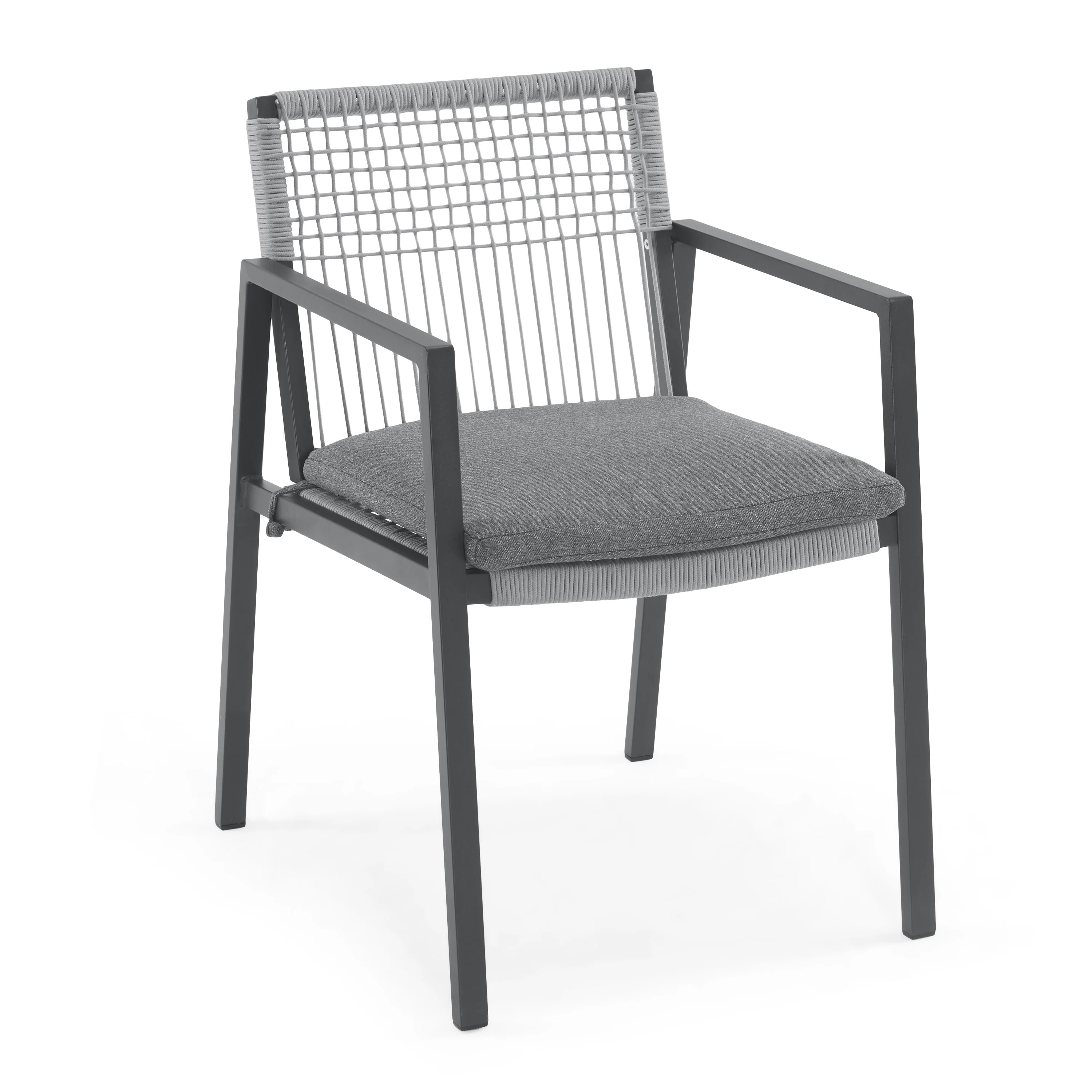 Biornell Outdoor Patio Upholstered Arm Dining Chair - furnishings