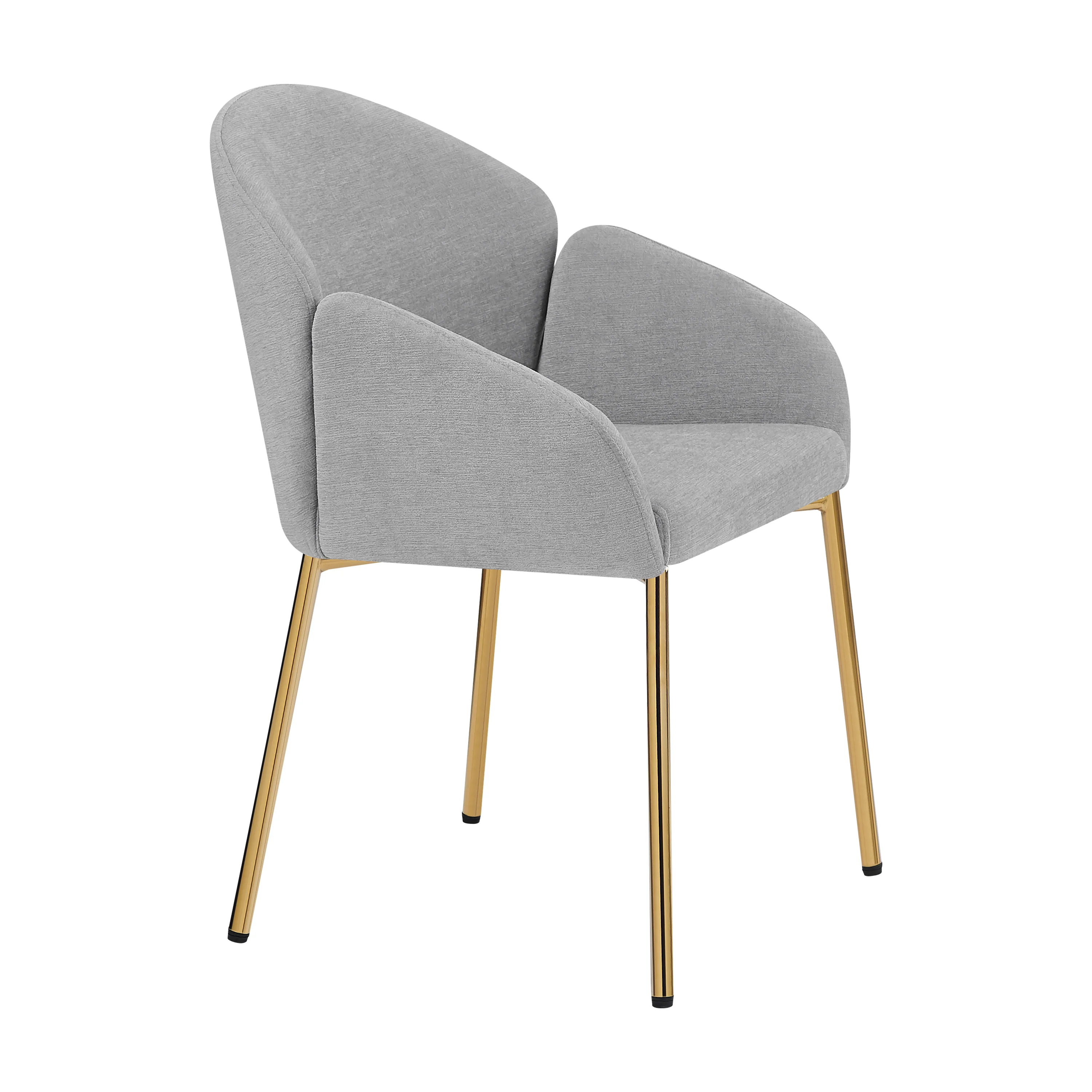 Catherine Polyester Round Back Dining Chair, Set of 2 - furnishings