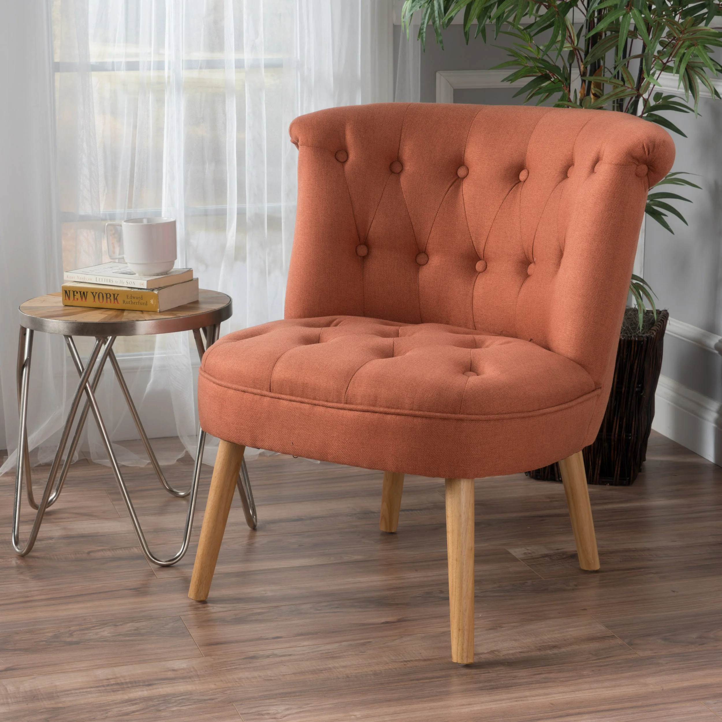 Donna Plush Modern Tufted Accent Chair - furnishings