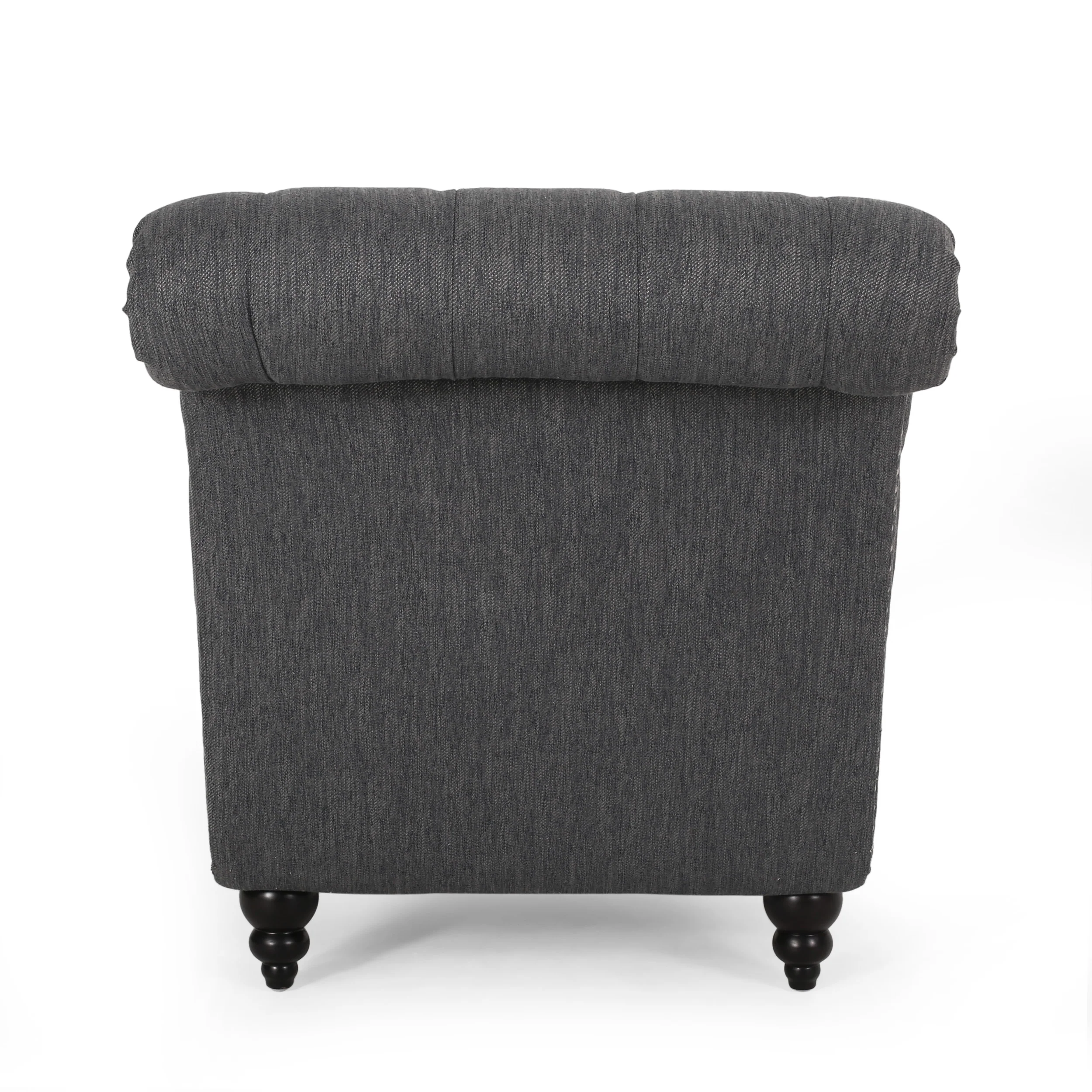 Meigs Varnell Contemporary Fabric Button Tufted Chaise Lounge - furnishings