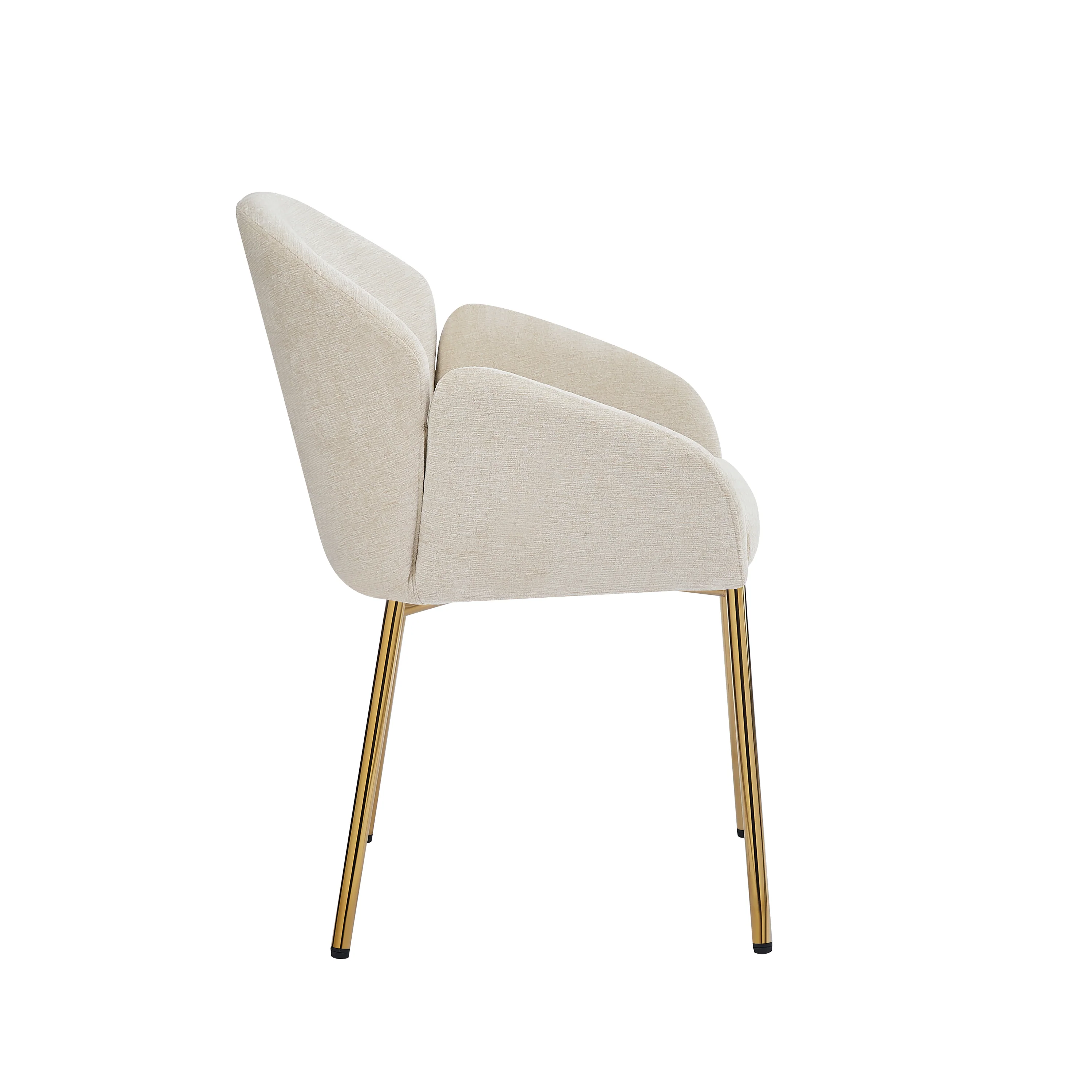 Catherine Polyester Round Back Dining Chair, Set of 2 - furnishings