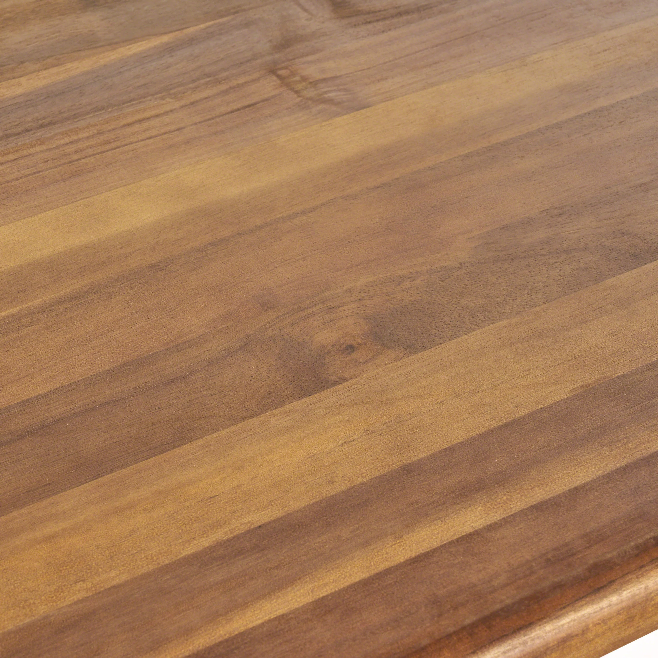 Helen Outdoor 6 Piece Teak Finished Acacia Wood Dining Set - furnishings