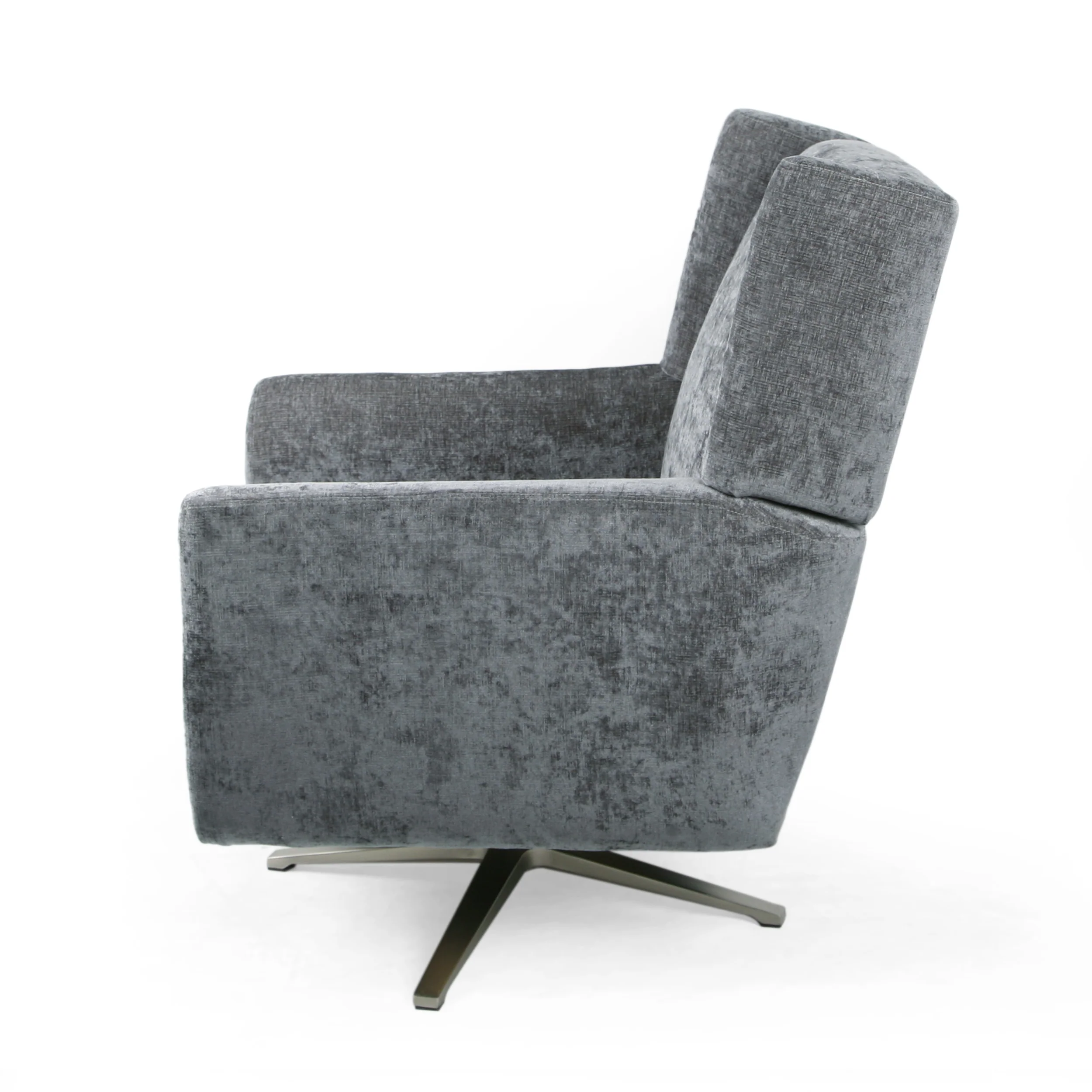 Dezi Contemporary Fabric Swivel Chair - furnishings