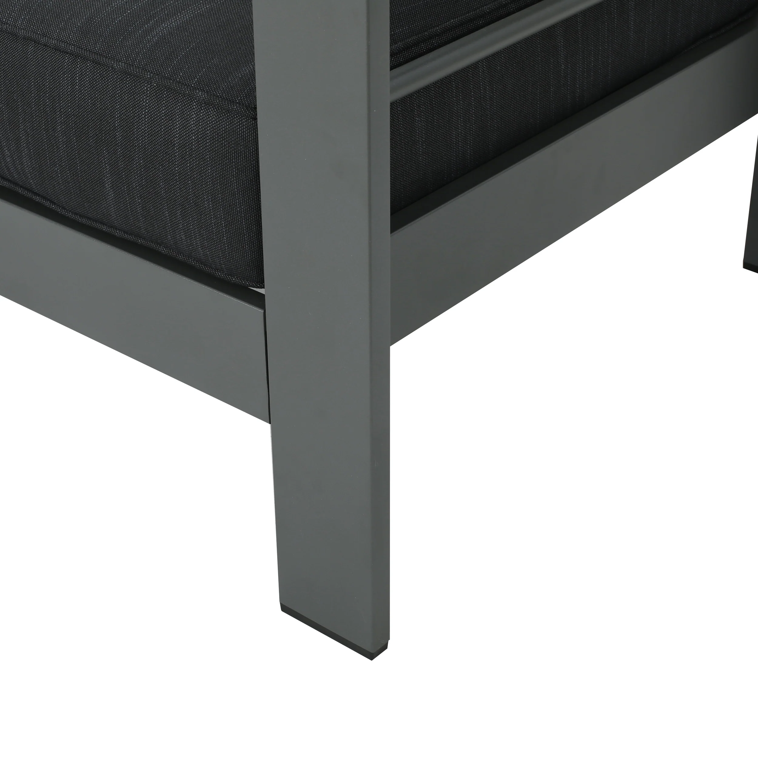 Crested Bay Outdoor Aluminum Loveseat - furnishings