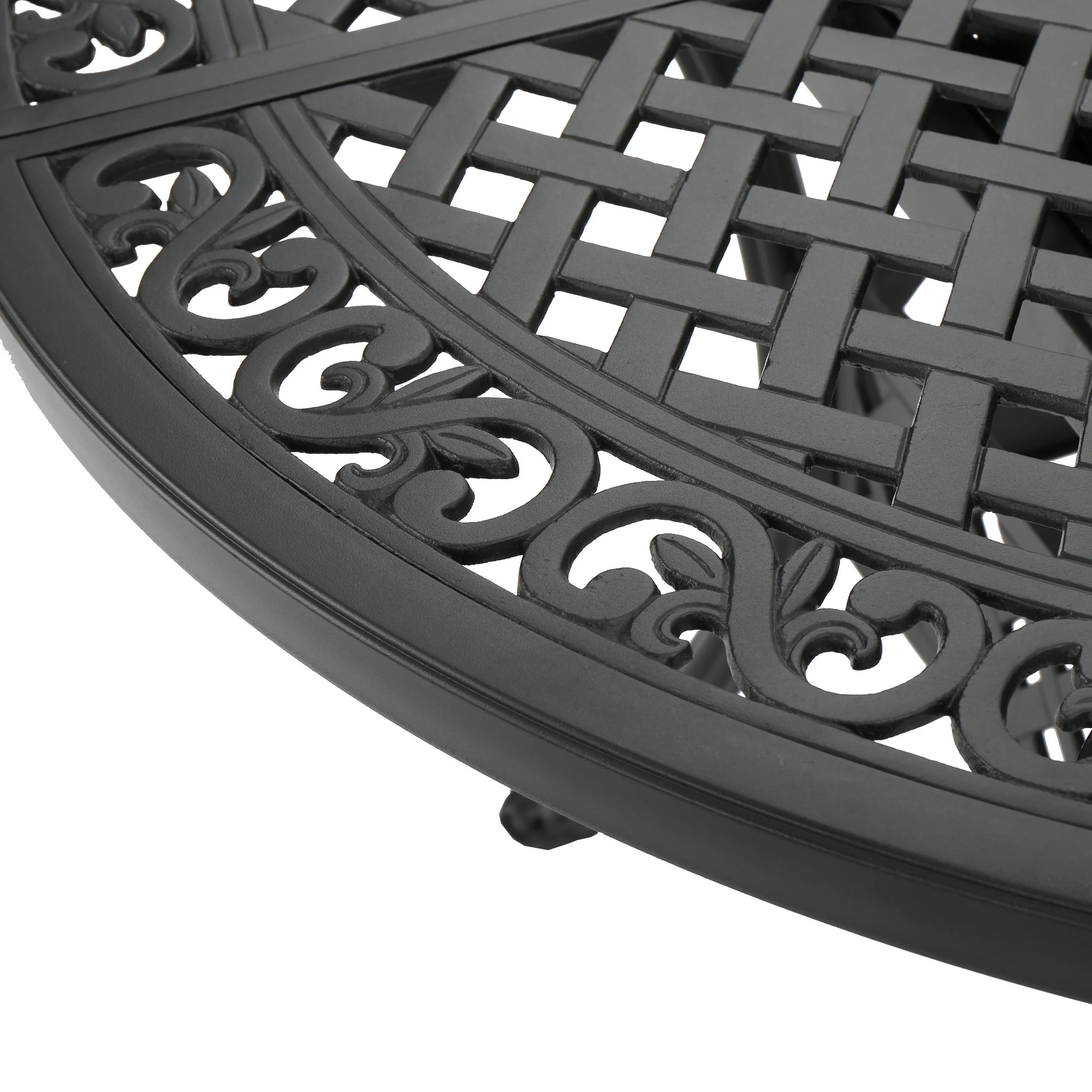 Clarisse Outdoor 7 Piece Dining Set with Expandable Aluminum Table - furnishings