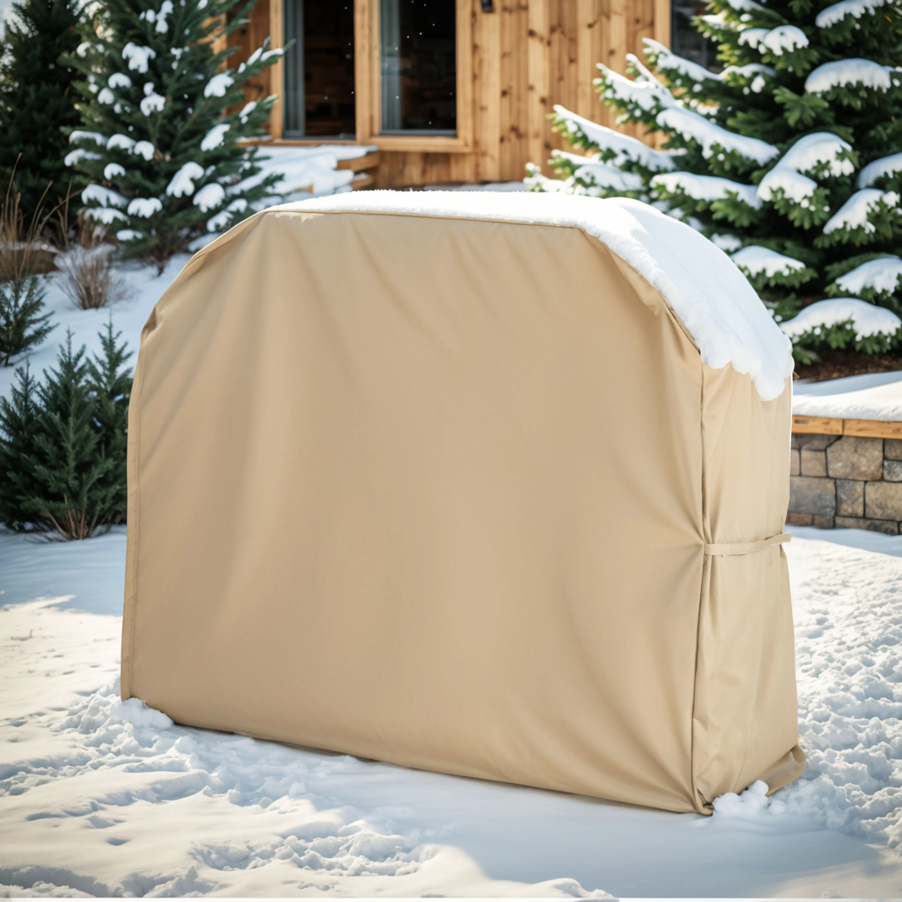 Reveriea Rectangle Outdoor BBQ Grill Cover - furnishings