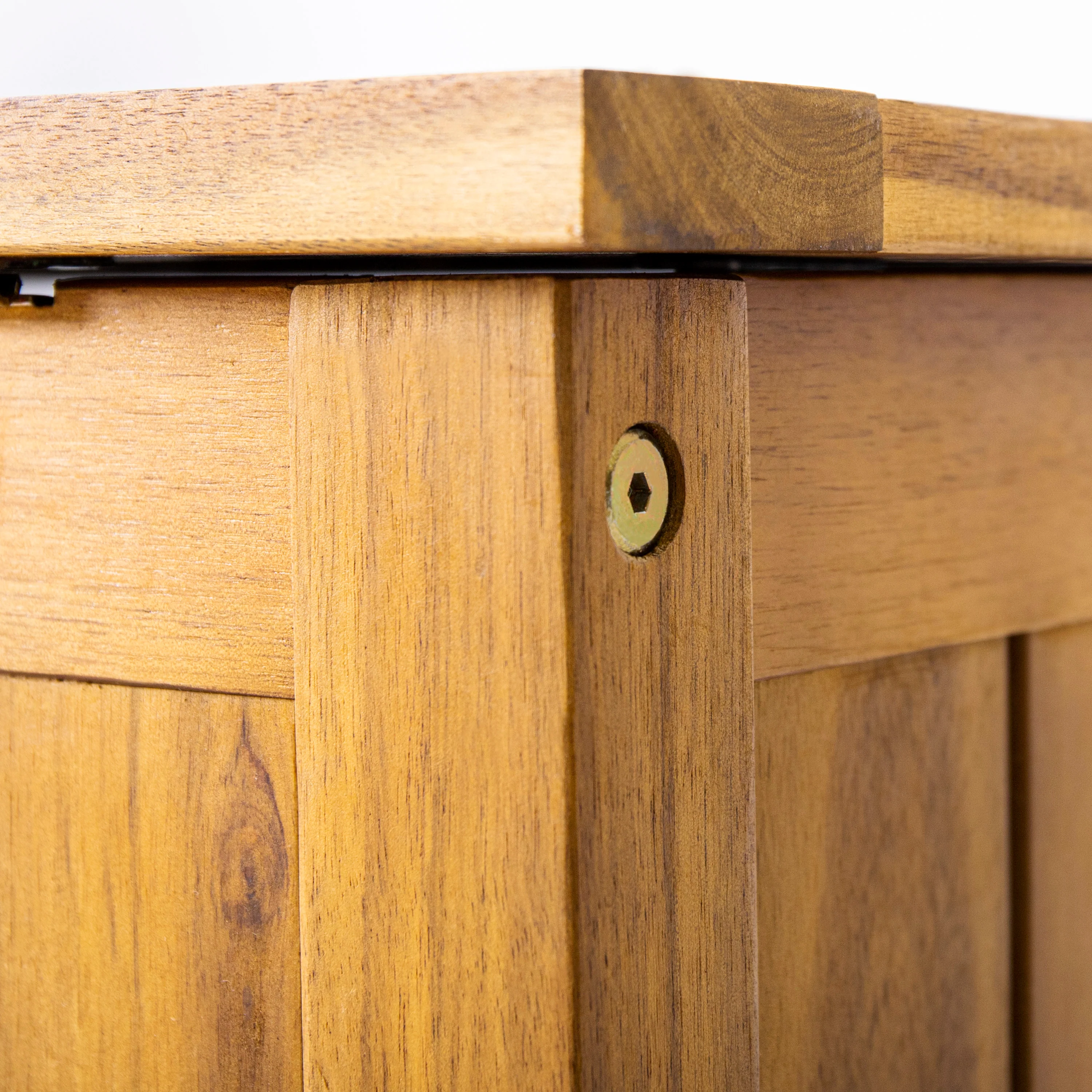 100 Gallons Acacia Wood Storage Deck Box - furnishings