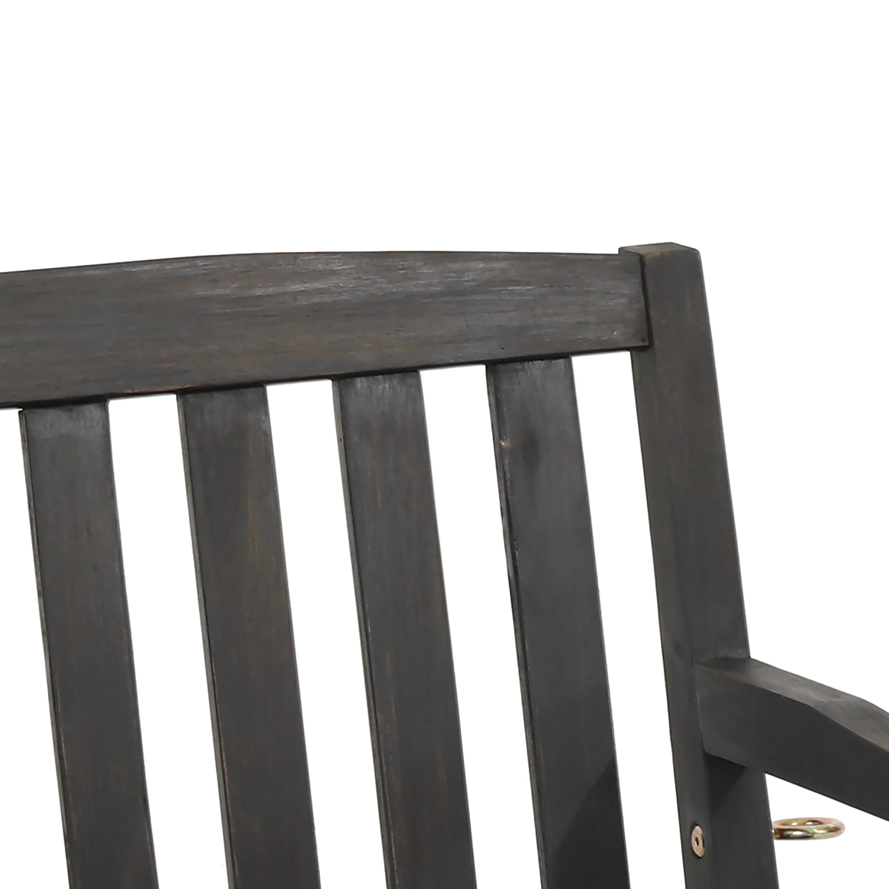 Maurers Outdoor Acacia Wood Hanging Porch Swing - furnishings