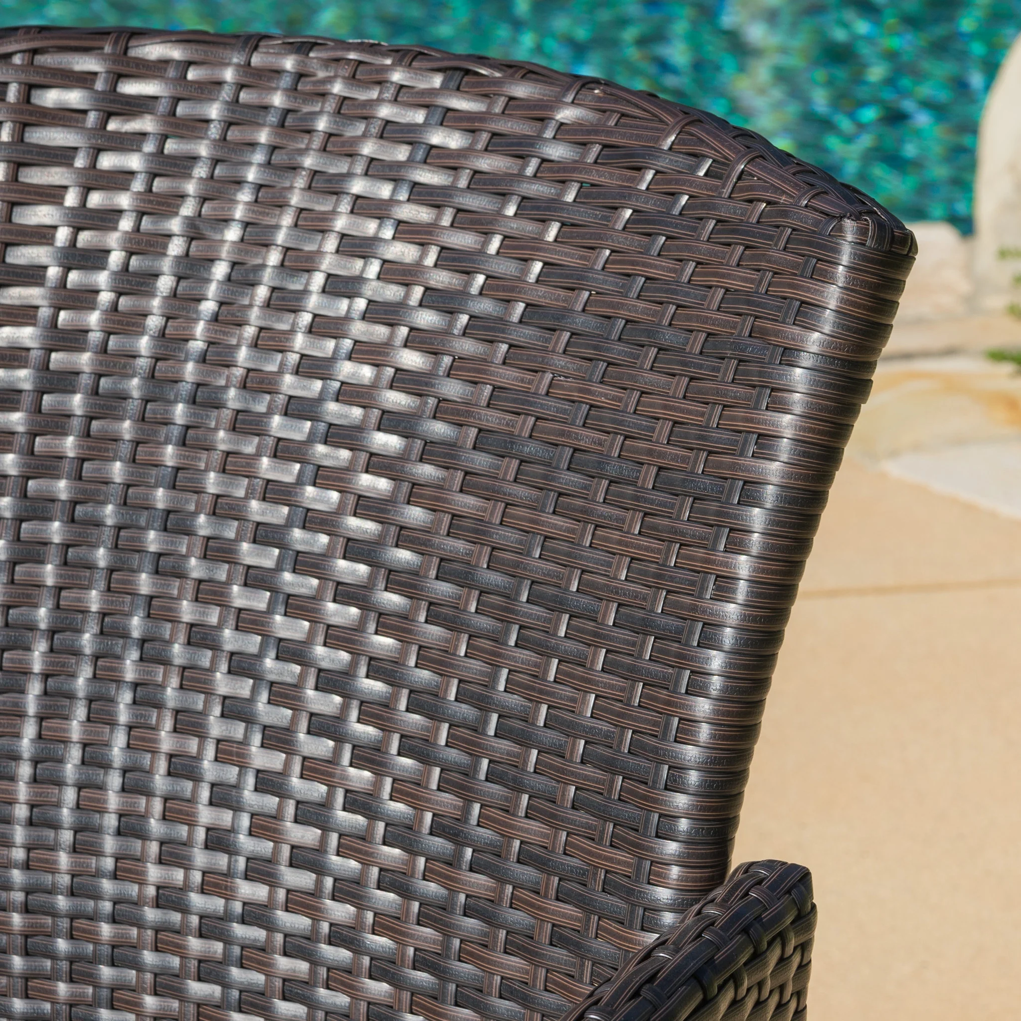 Maple Outdoor 7-piece Wicker Dining Set - furnishings