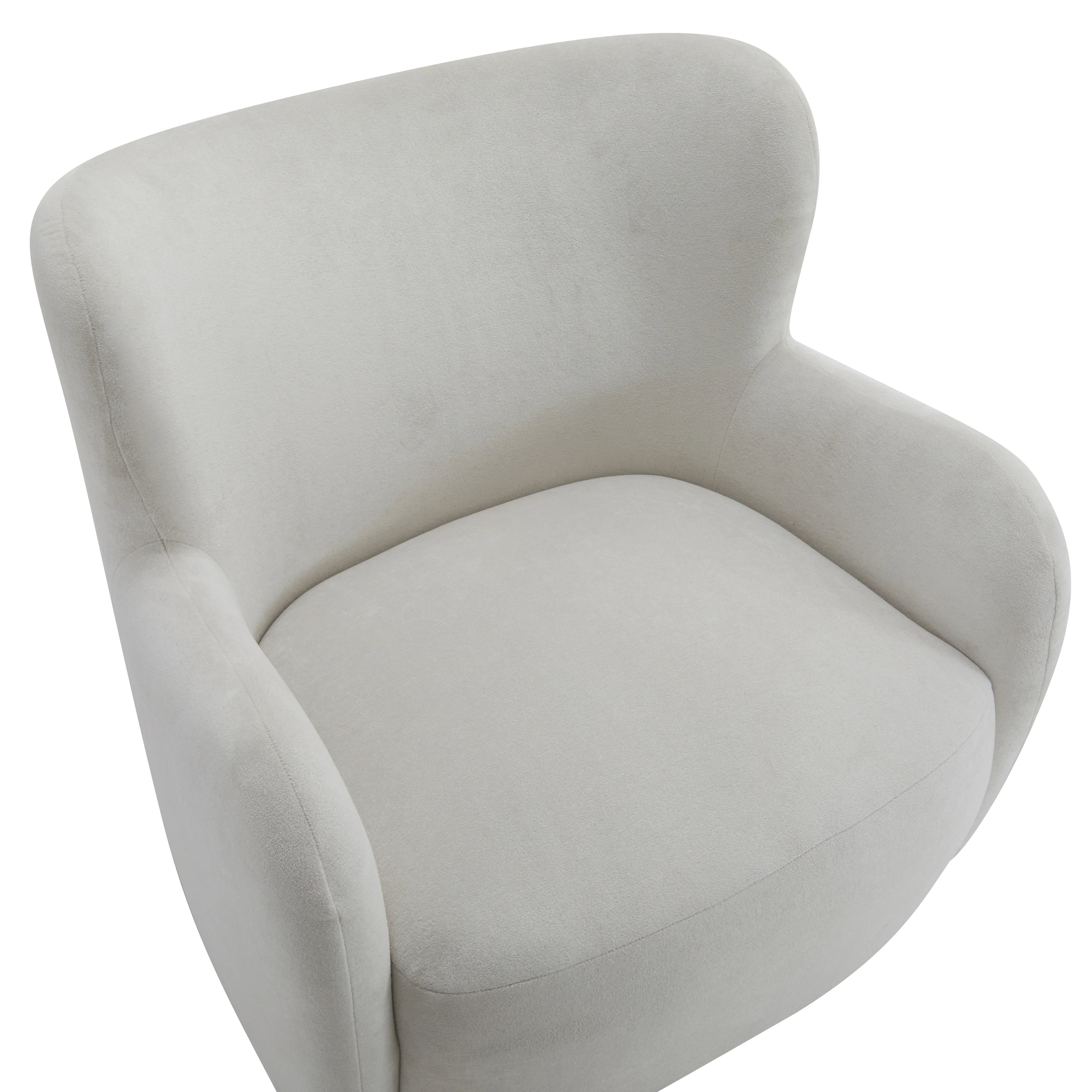 Zoe Fabric Wingback Accent Chairs Single Sofa - furnishings