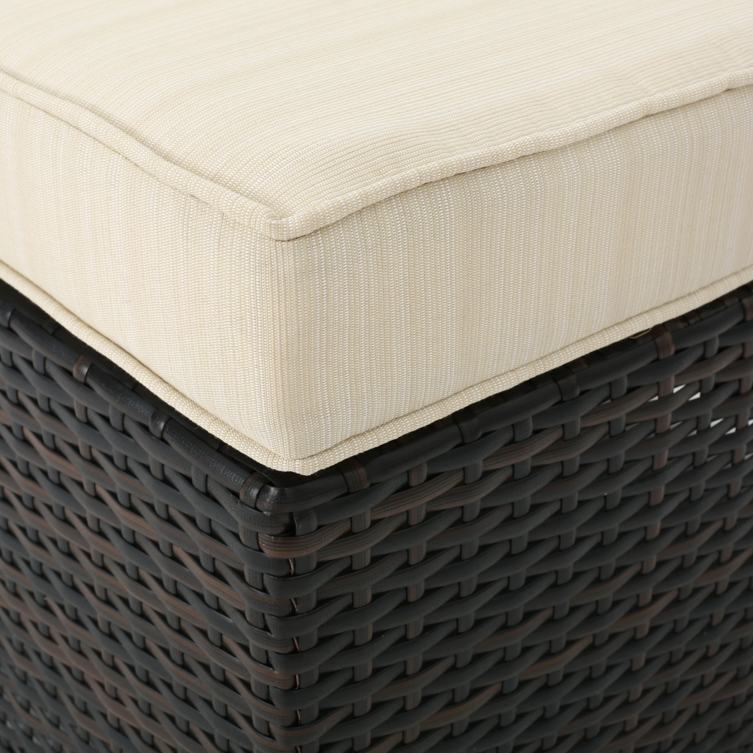 Grayson Outdoor Aluminum Framed Wicker Sofa with Water Resistant Canopy - furnishings