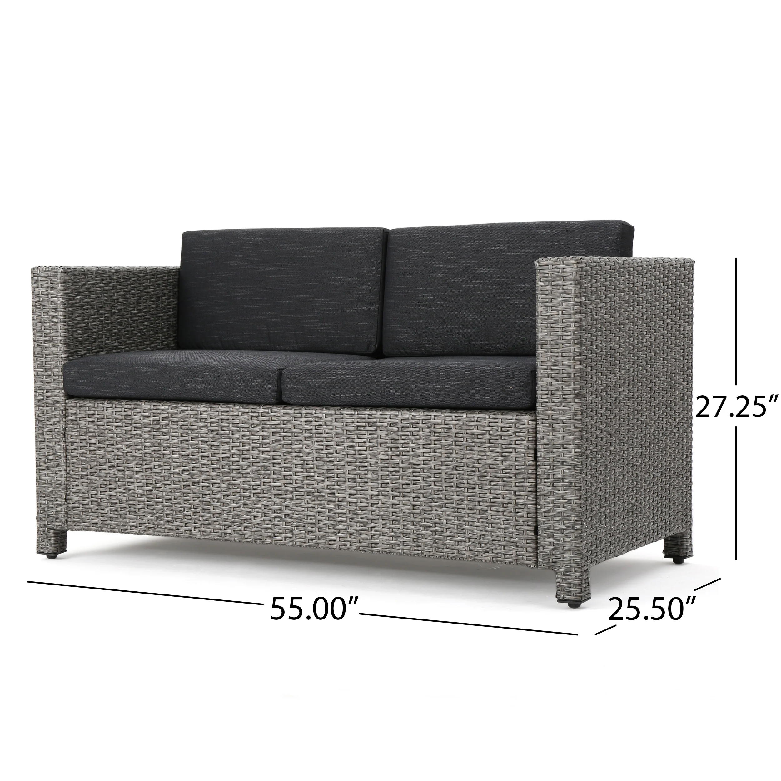 Venice 6-Seater Outdoor Sofa Set with Coffee Table - furnishings