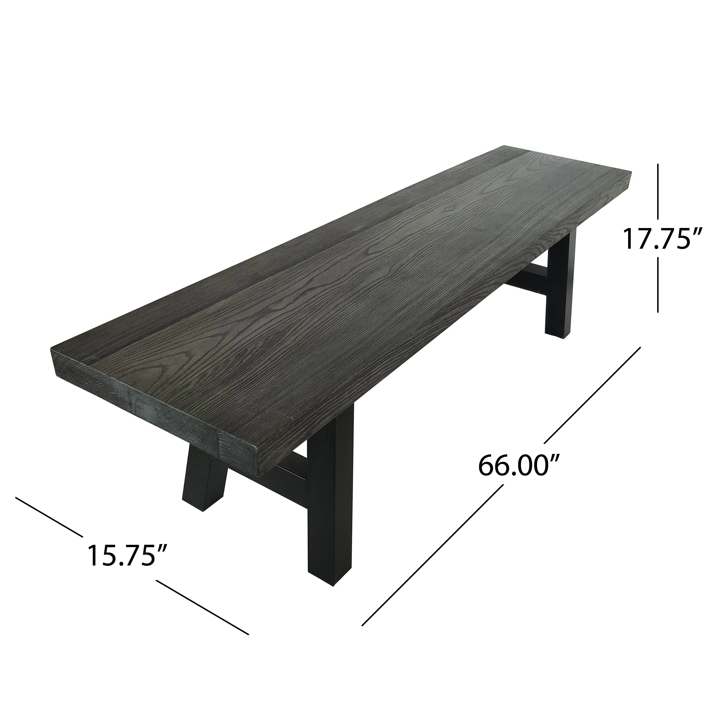 Keira Outdoor 3 Piece Light Weight Concrete Picnic Set - furnishings