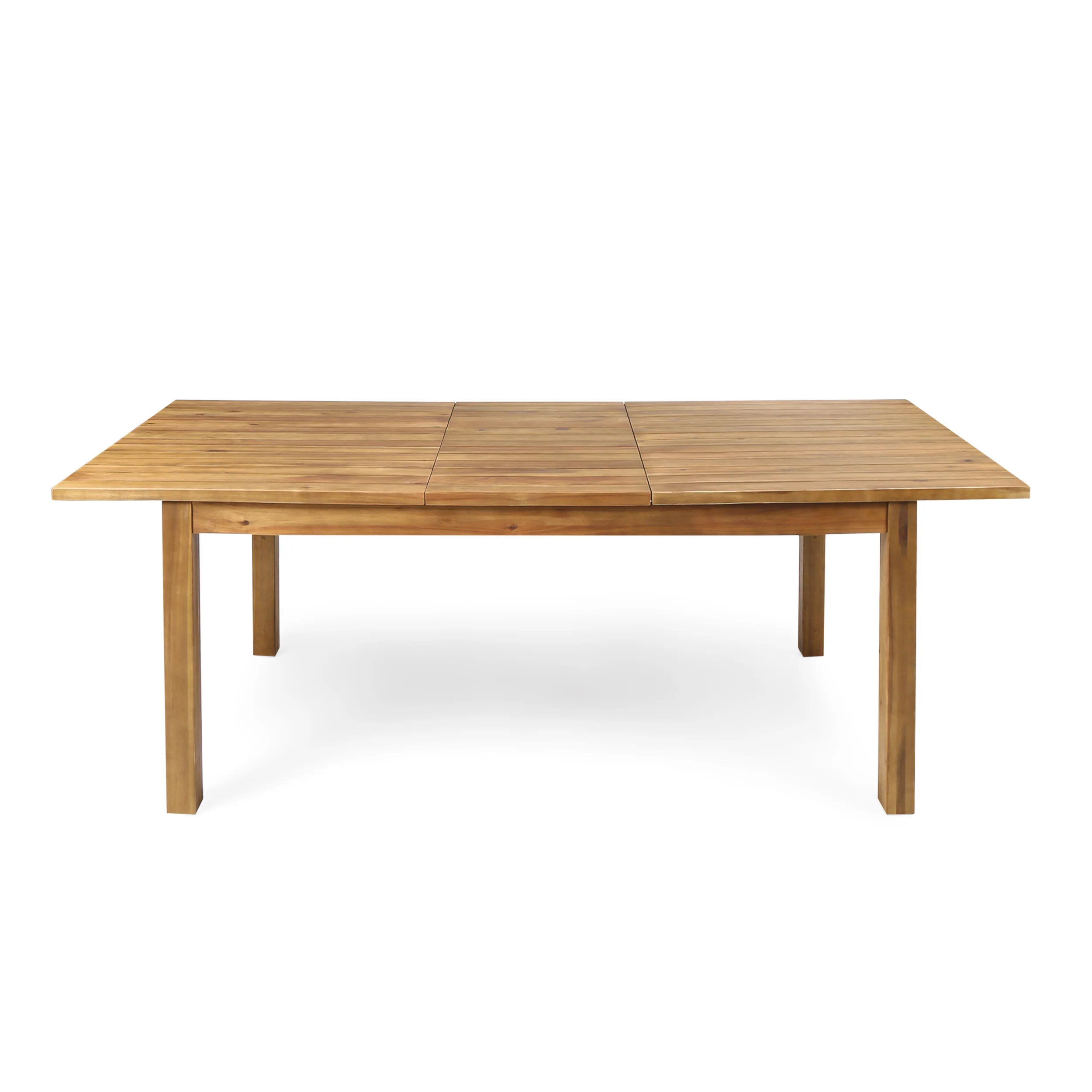 Chassidy Outdoor 8 Seater Acacia Wood Dining Set with Expandable Table - furnishings