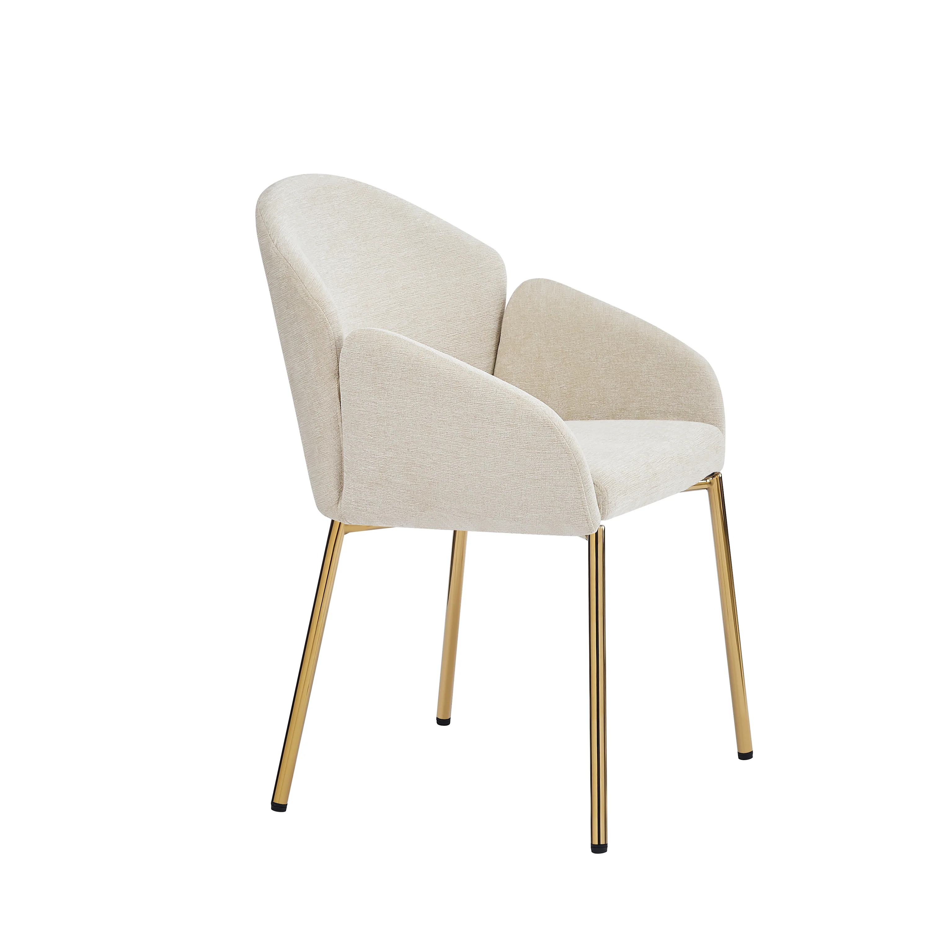 Catherine Polyester Round Back Dining Chair, Set of 2 - furnishings