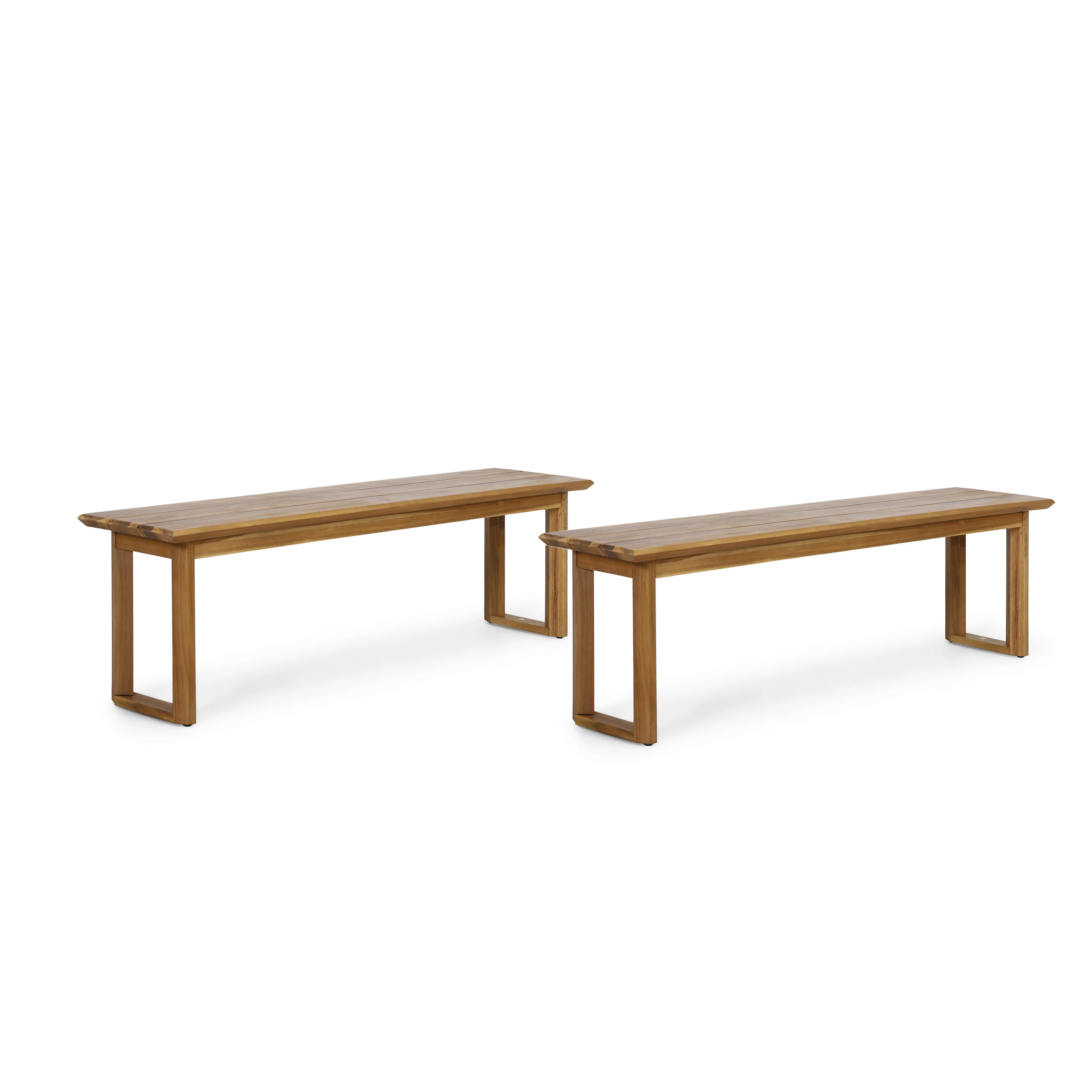 Conifer Outdoor Acacia Wood Dining Bench - furnishings